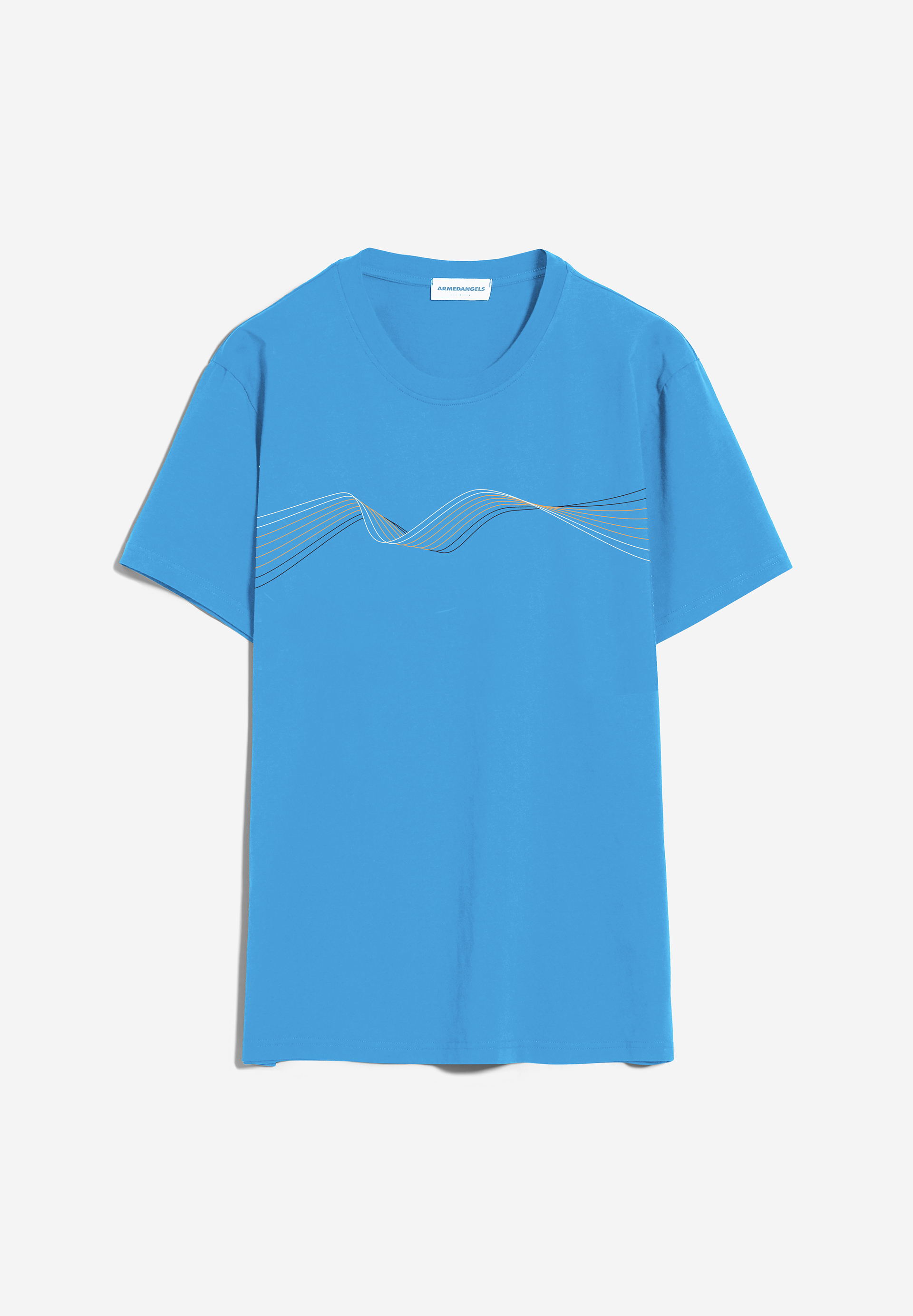 AADONI WAVE T-shirt à coupe décontractée en coton bio