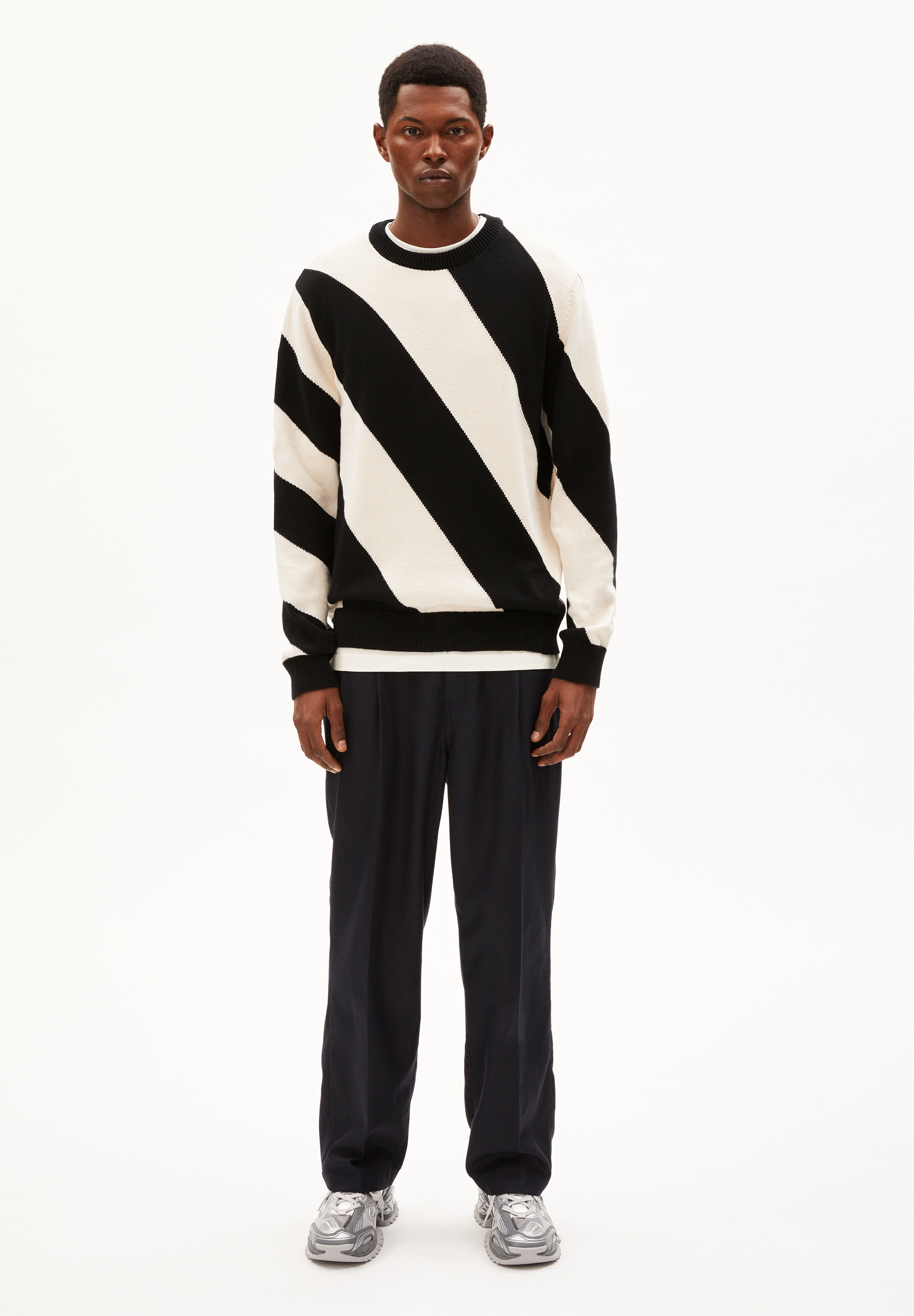 IOAAN Pull coupe standard en coton bio