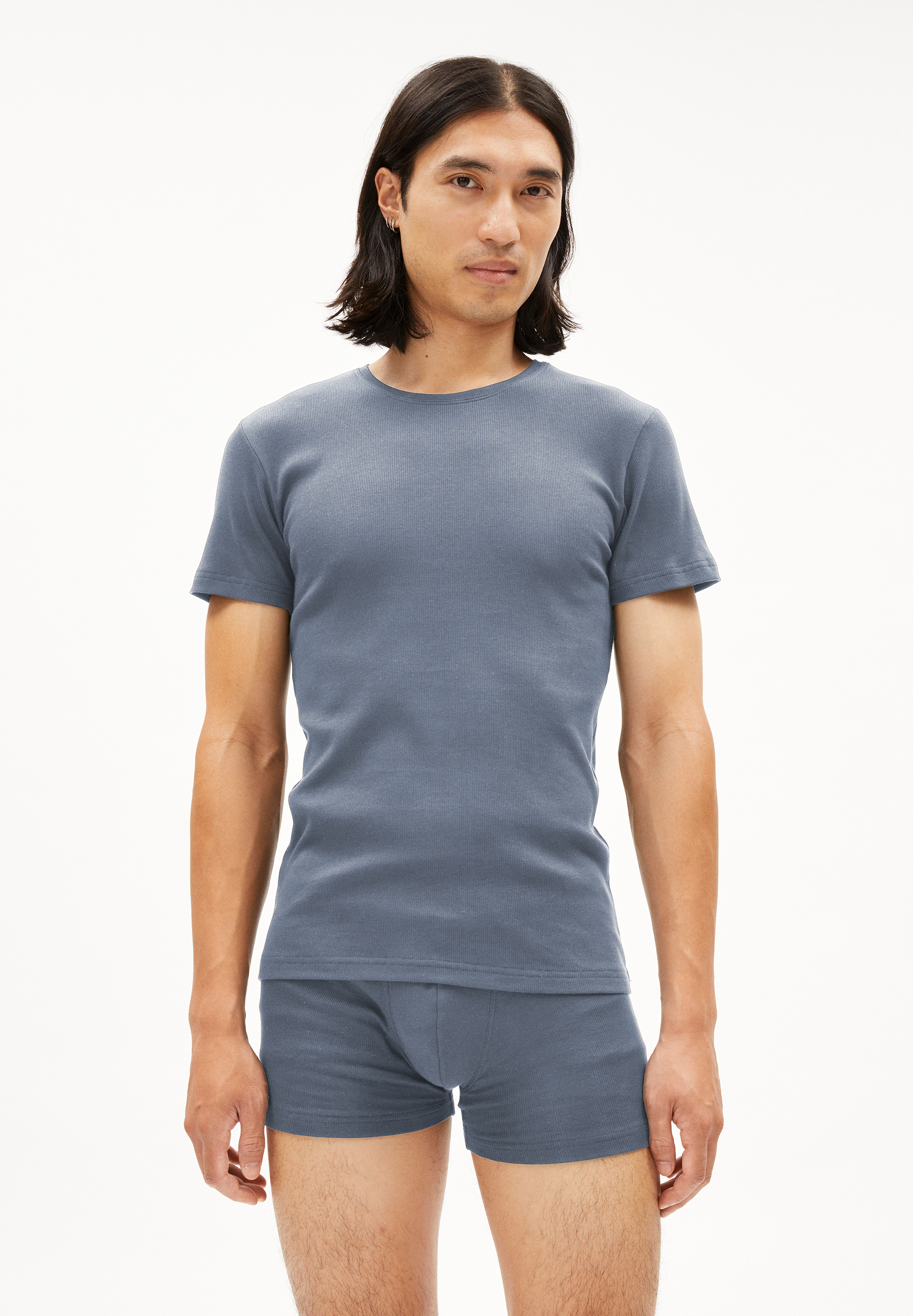 HELMAAR RIB Rib-T-Shirt made of Organic Cotton Mix