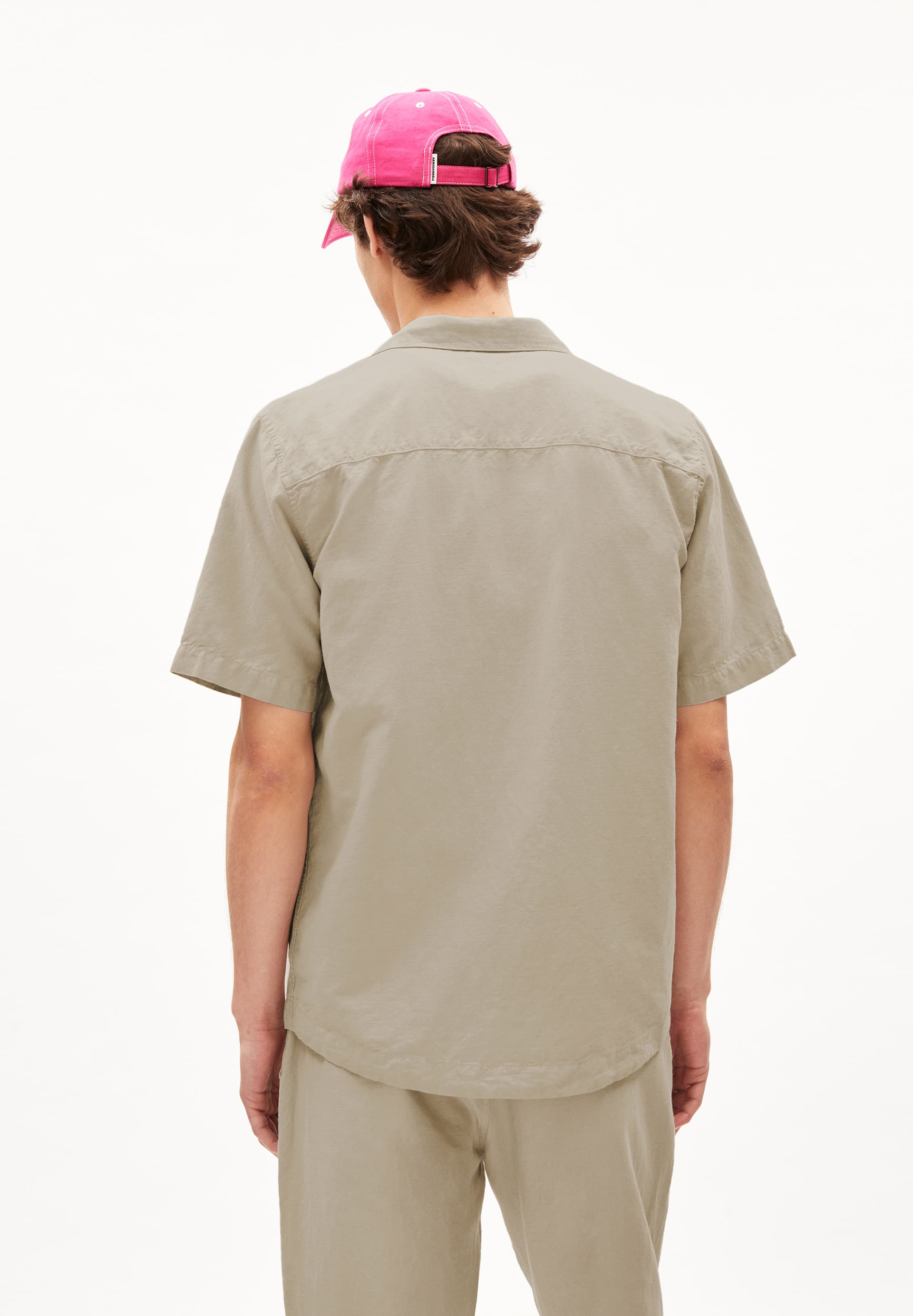 LOVDAAG LINO Hemd aus Bio-Baumwoll-Leinen Mix