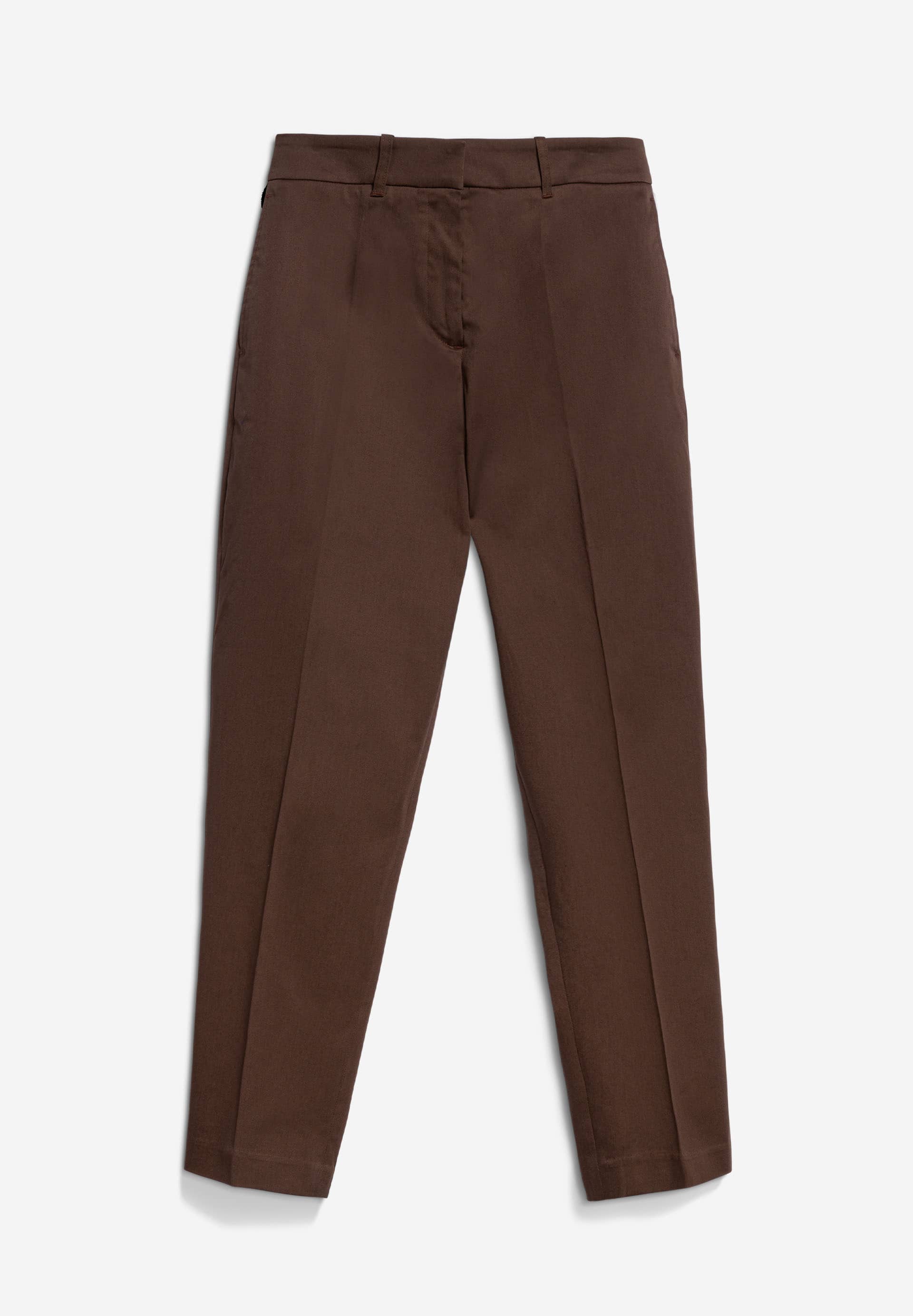 WARMAAR Pantalon en toile coupe standard en coton bio mélangé