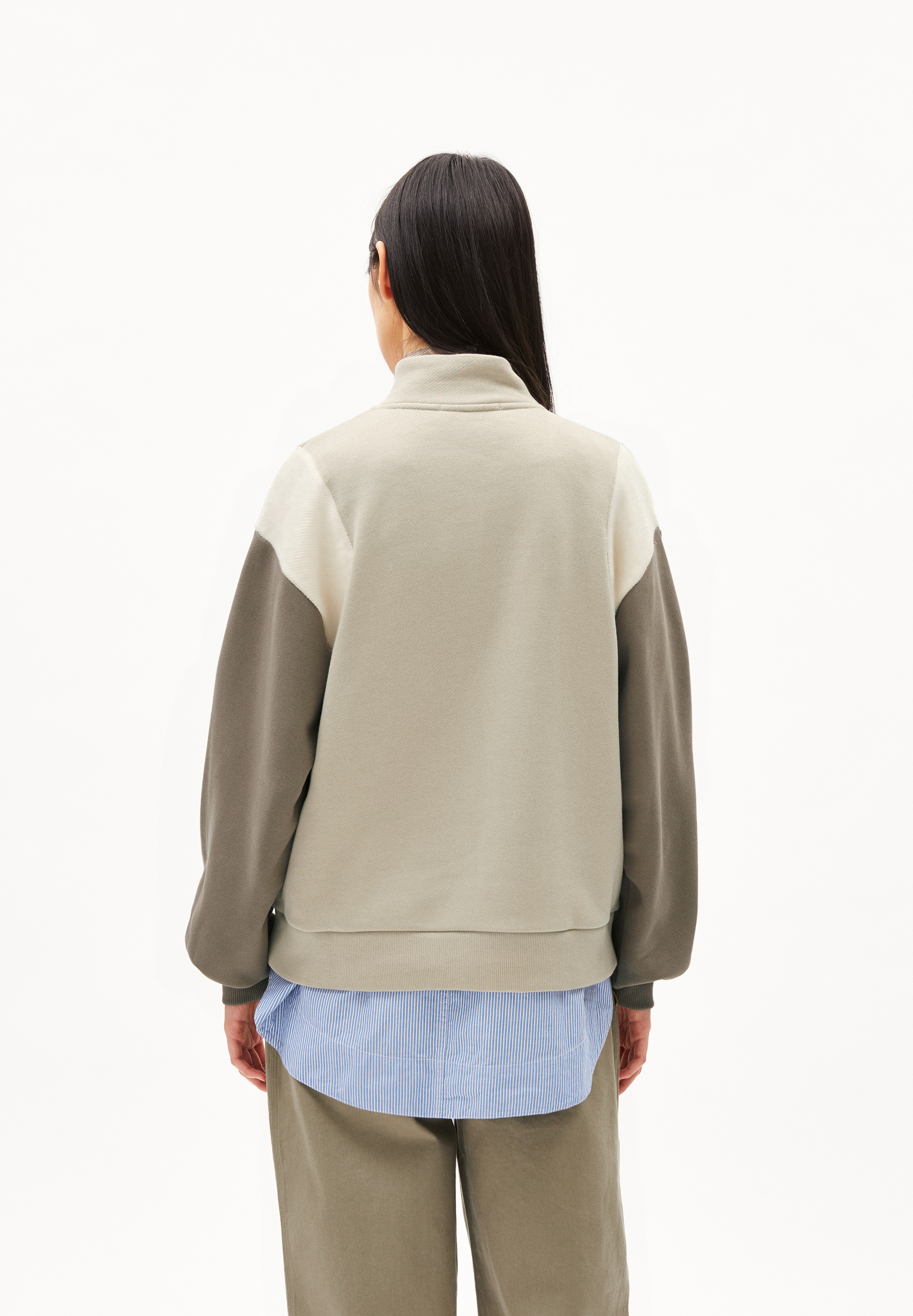 FRAAN CIS COLORBLOCK Sweatshirt Relaxed Fit made of Organic Cotton