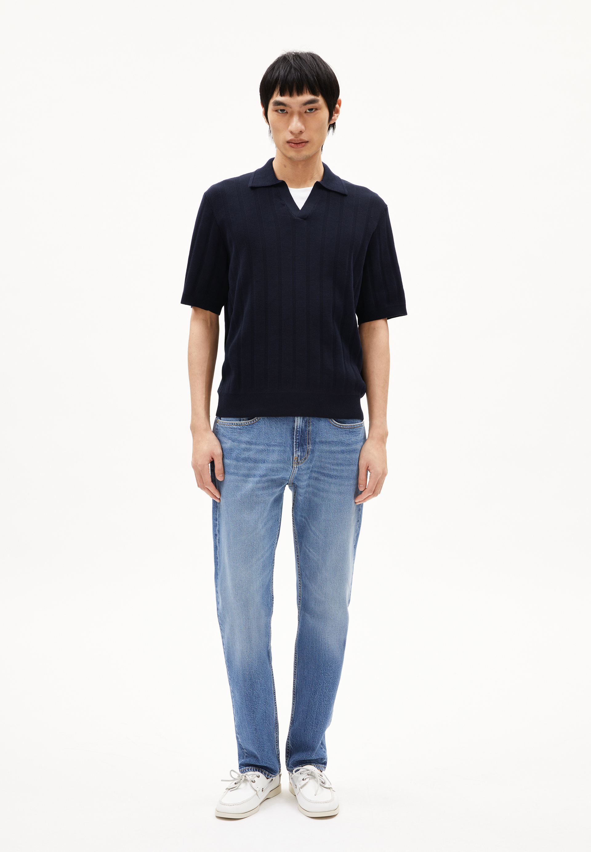 AARVEN Knitted shirt made of Organic Cotton