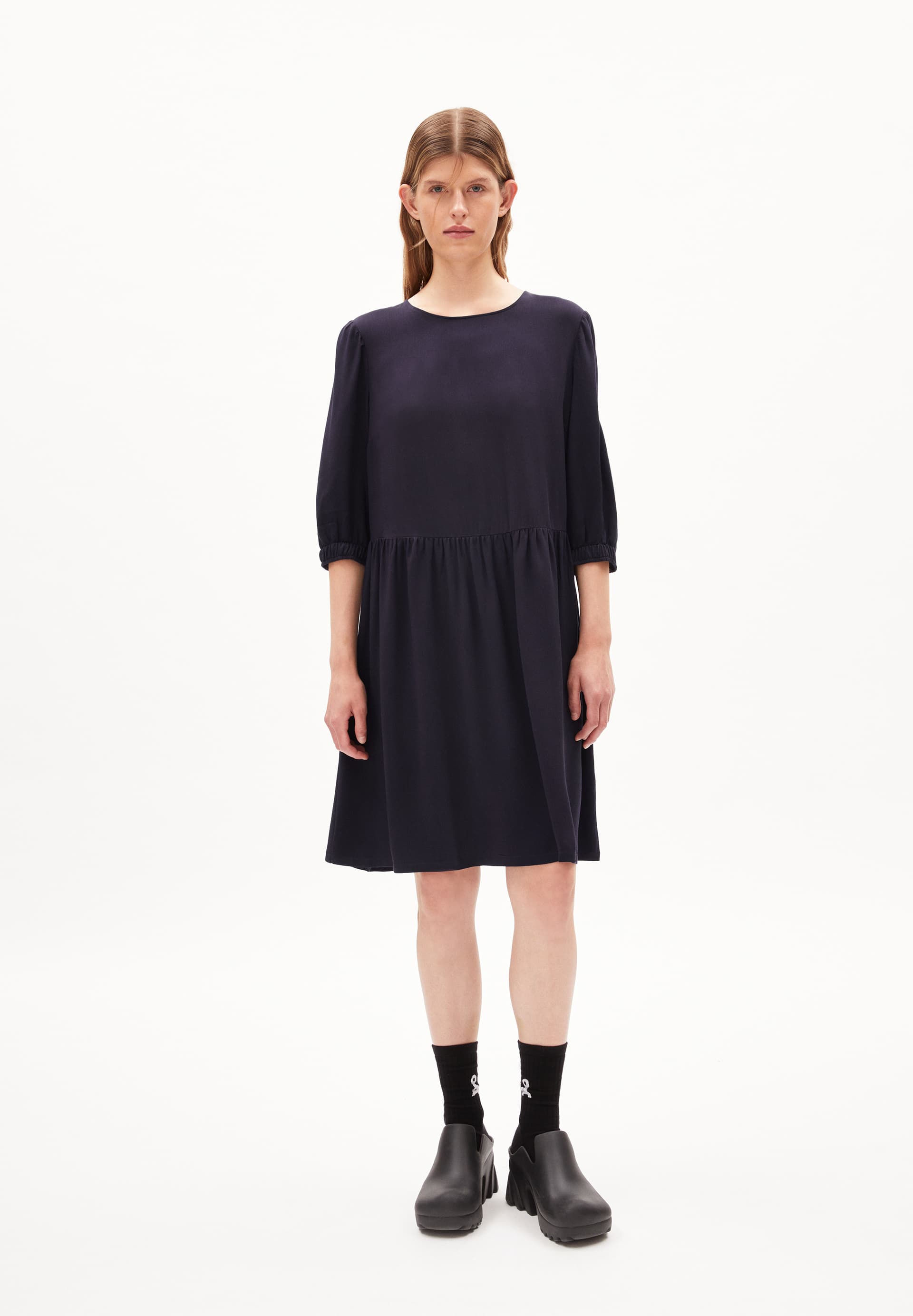 ROSEAA Woven Dress Relaxed Fit made of LENZING™ ECOVERO™ Viscose