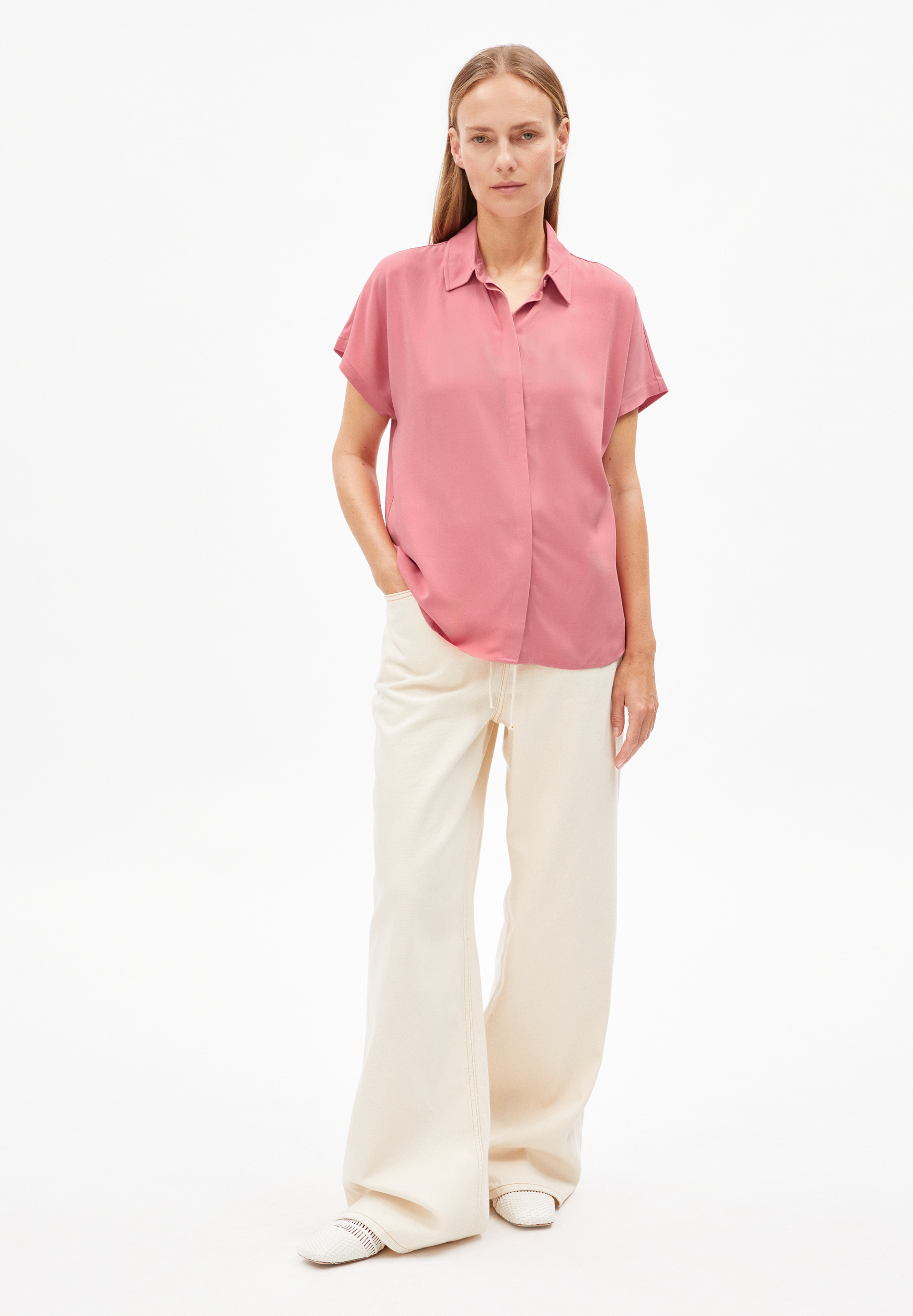 LARISAANA Chemisier en viscose LENZING™ ECOVERO™