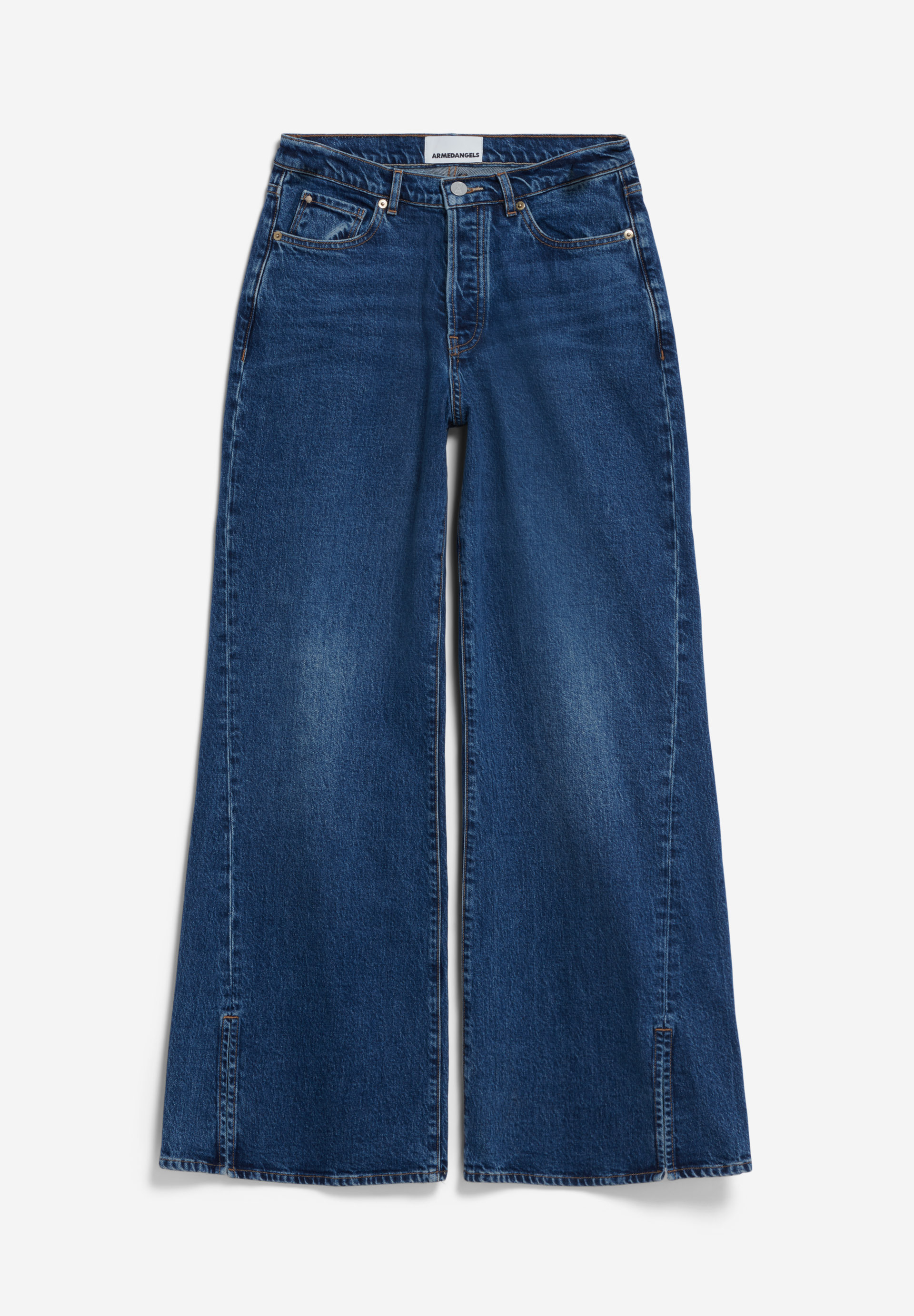 LIBRAAEA Wide Jeans Organic Cotton Mix Comfort-Stretch