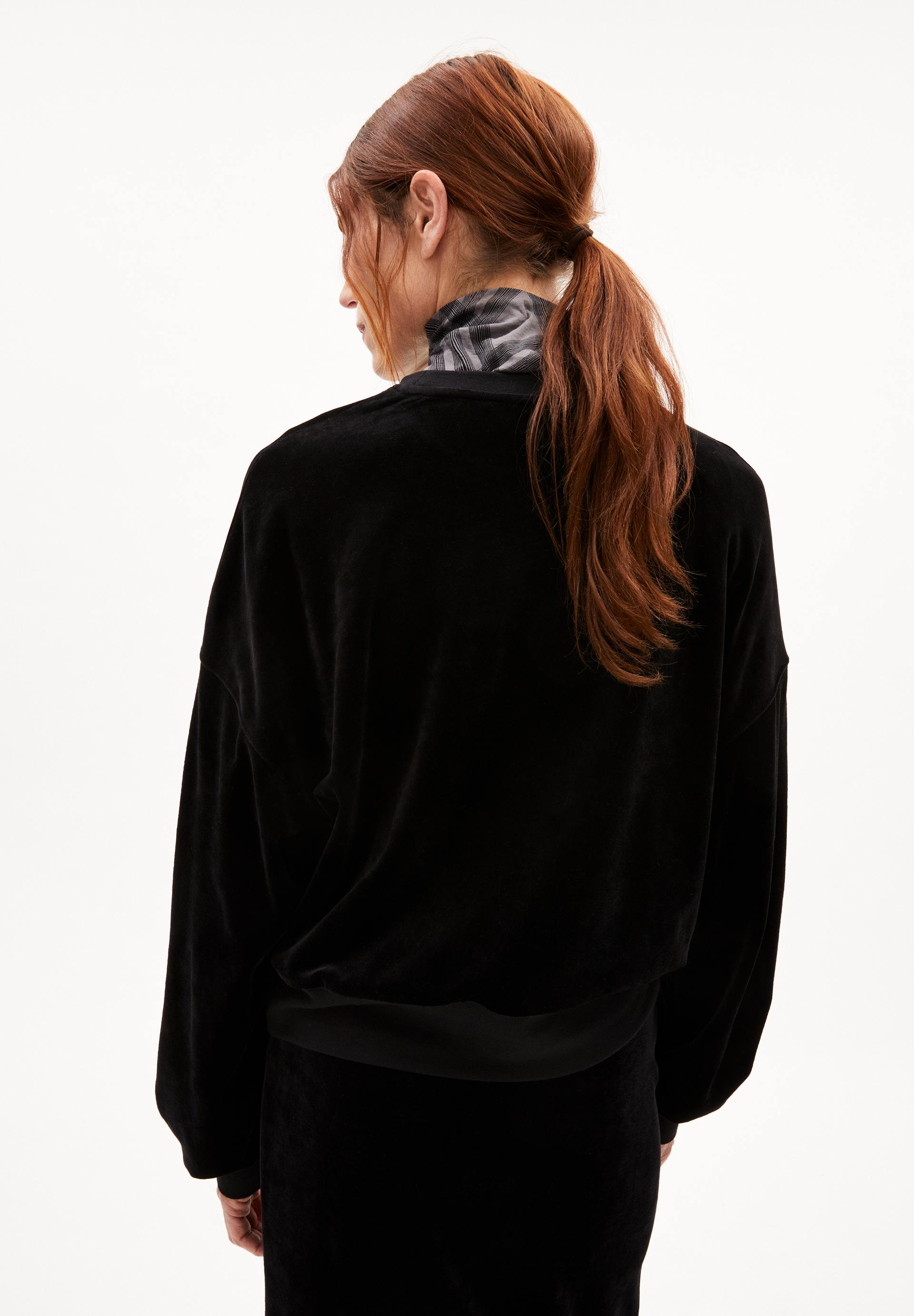 LEDIANAA Sweat-shirt coupe oversize en velours