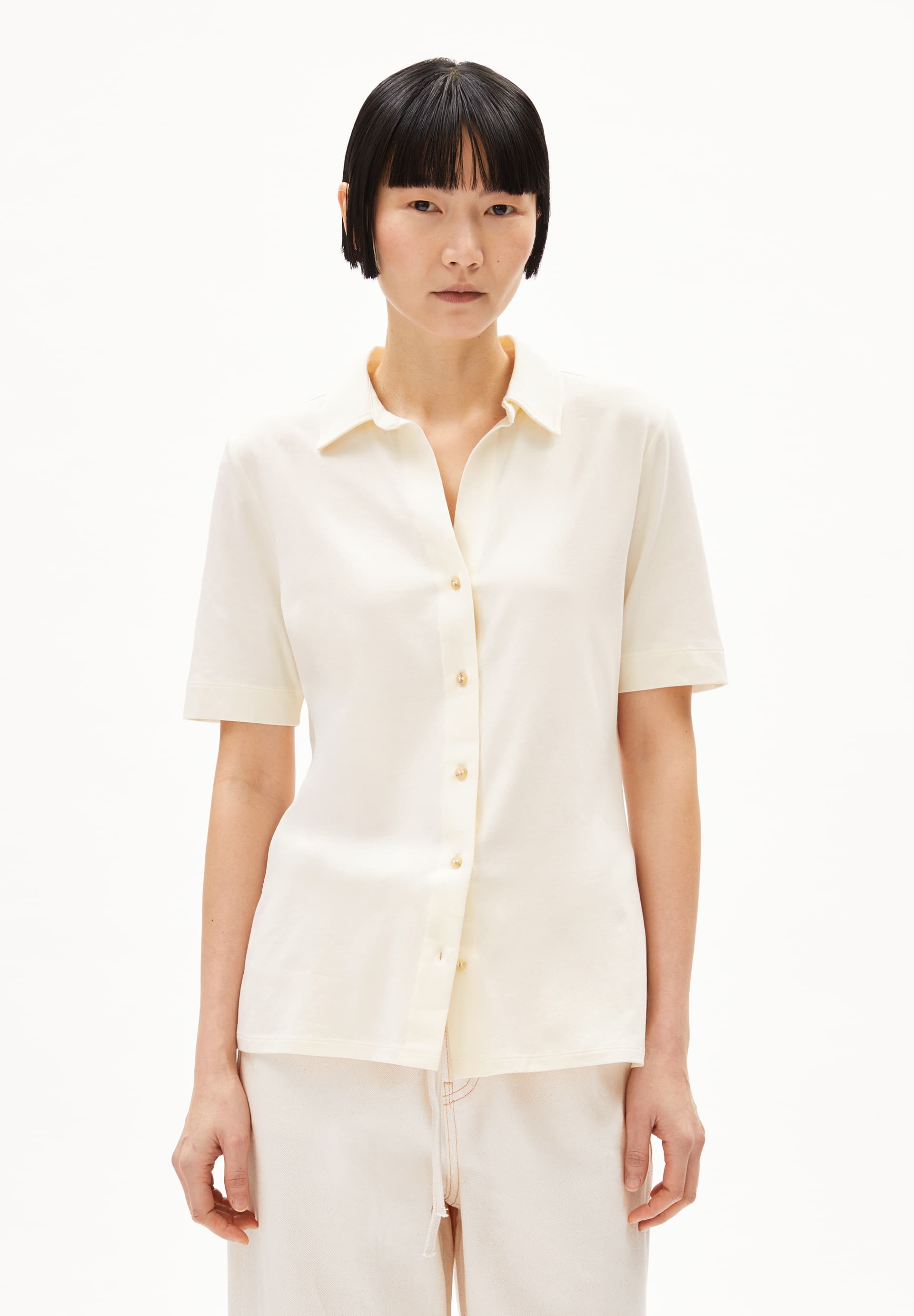 NALITAA Blouse en coton biologique mélangé