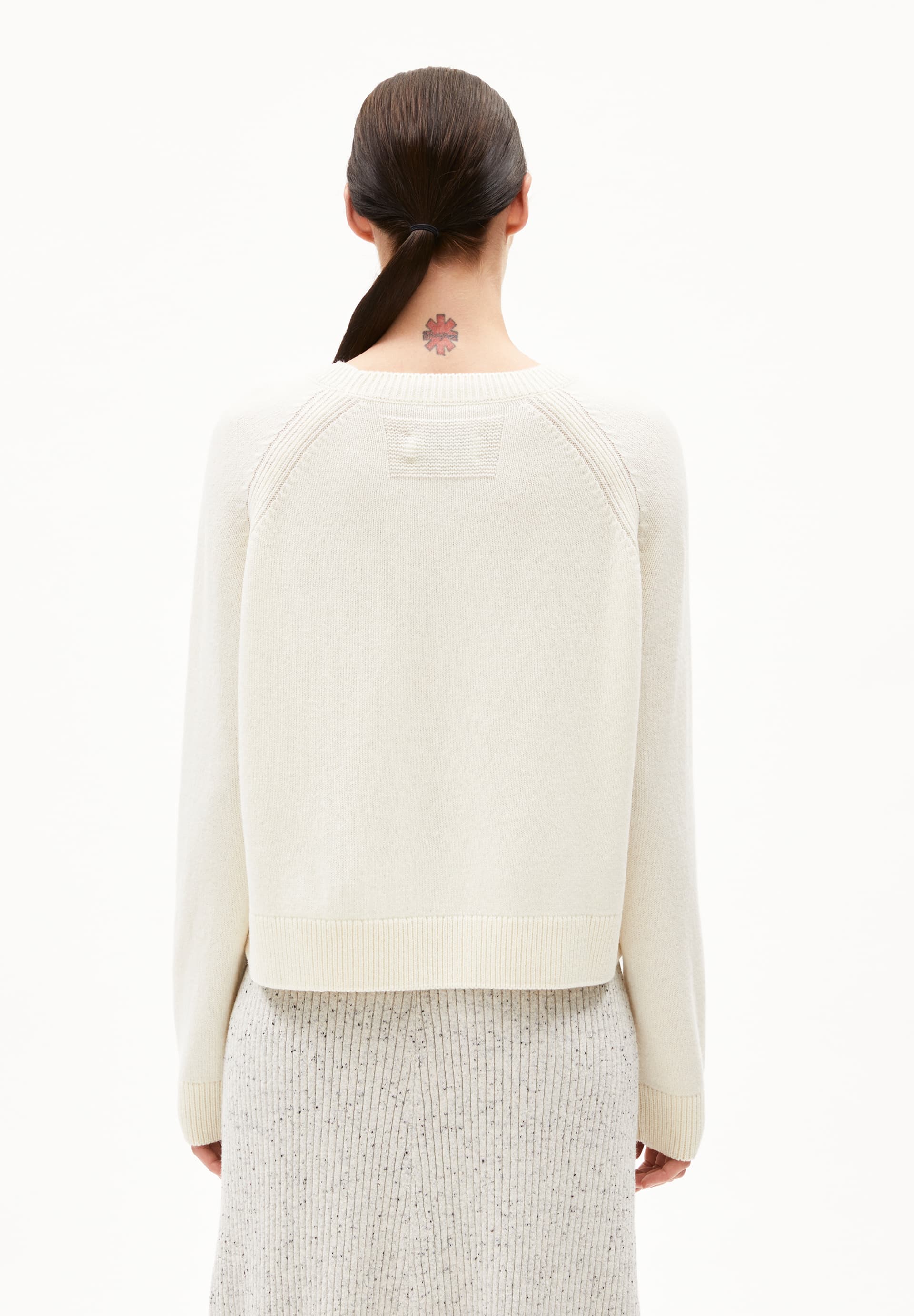 DILIRIAA REGLANA Pull coupe ample en laine bio mélangée