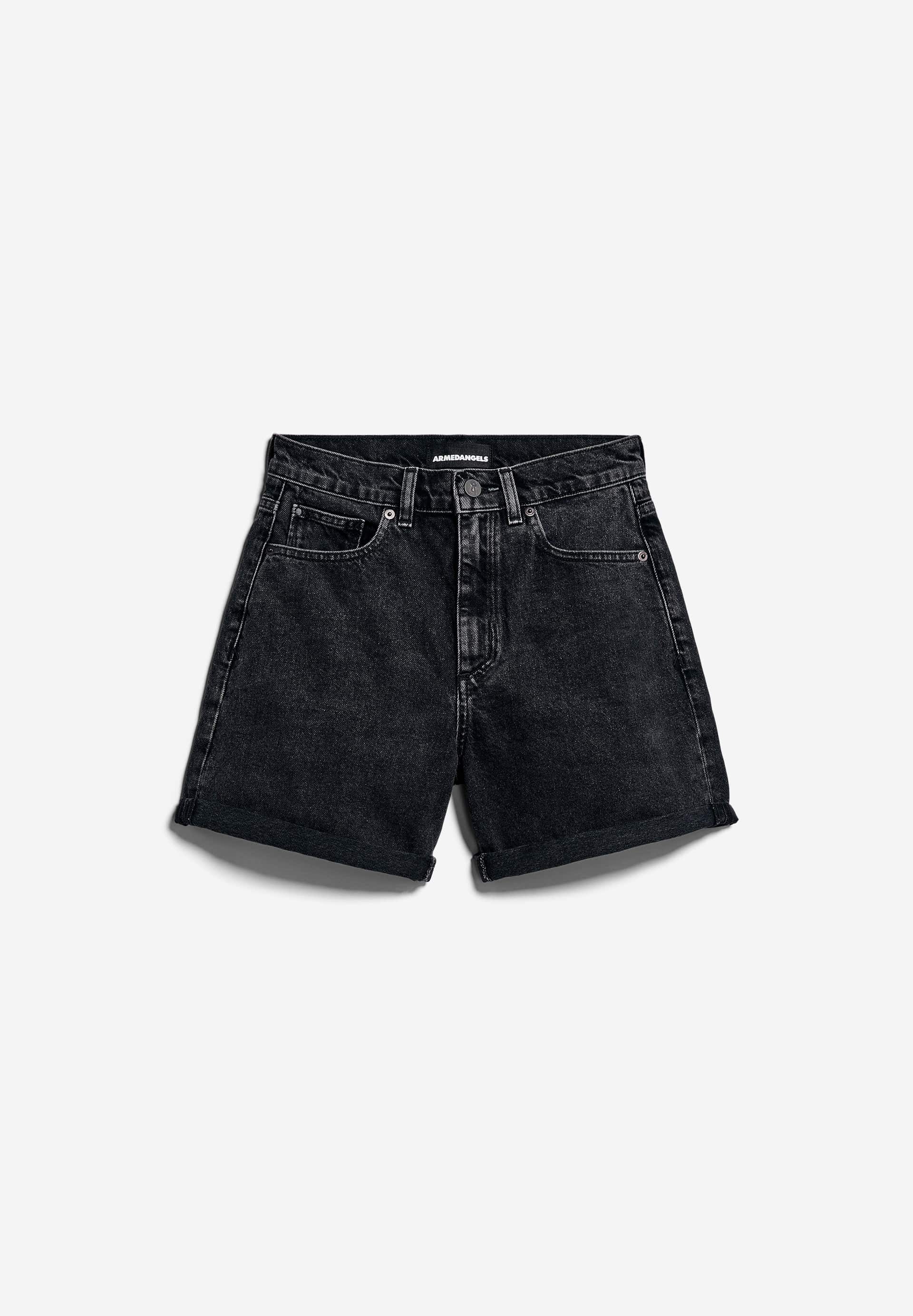 SHEAARI Jeans Shorts aus recyceltem Baumwoll Mix