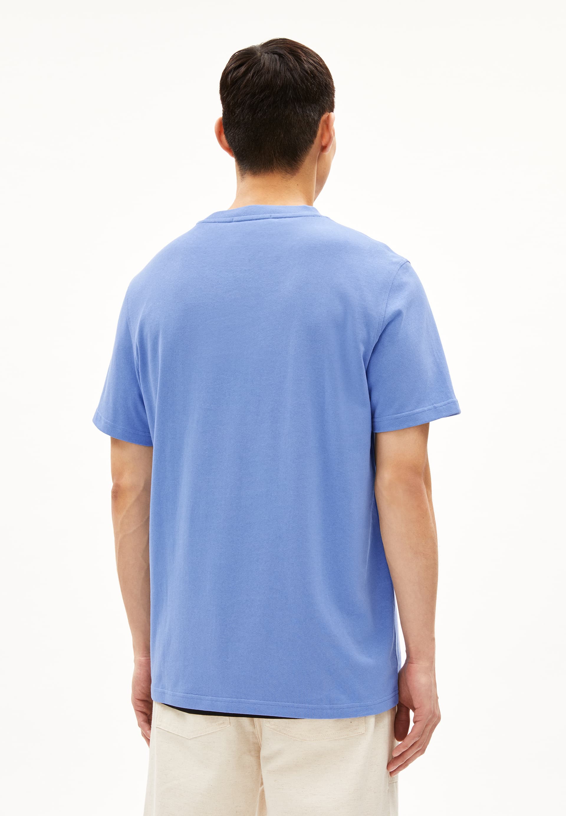 MAARKOS T-shirt épais coupe décontractée en coton bio mélangé