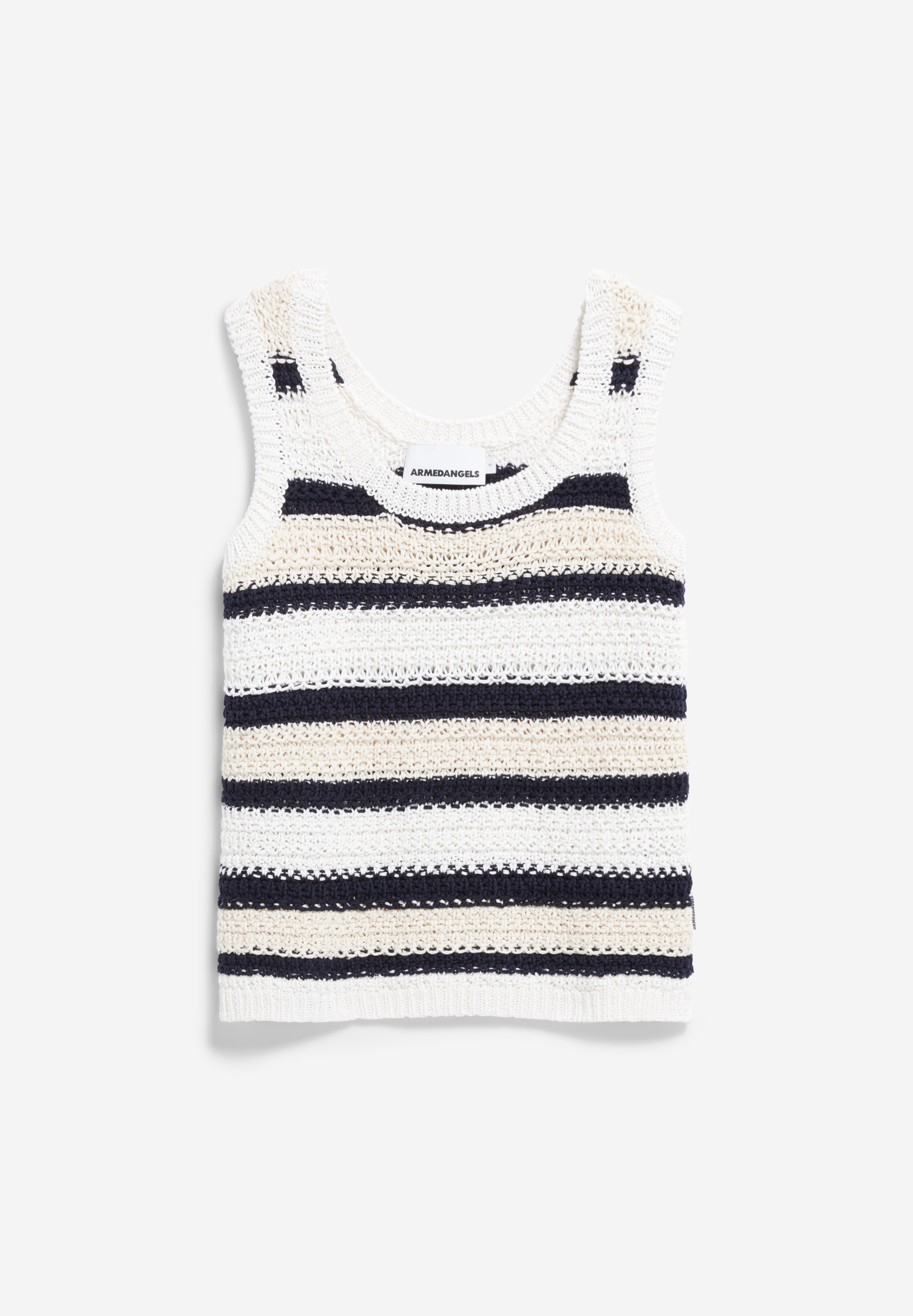 CLAAIRE STRIPES Knit Top made of Organic Cotton