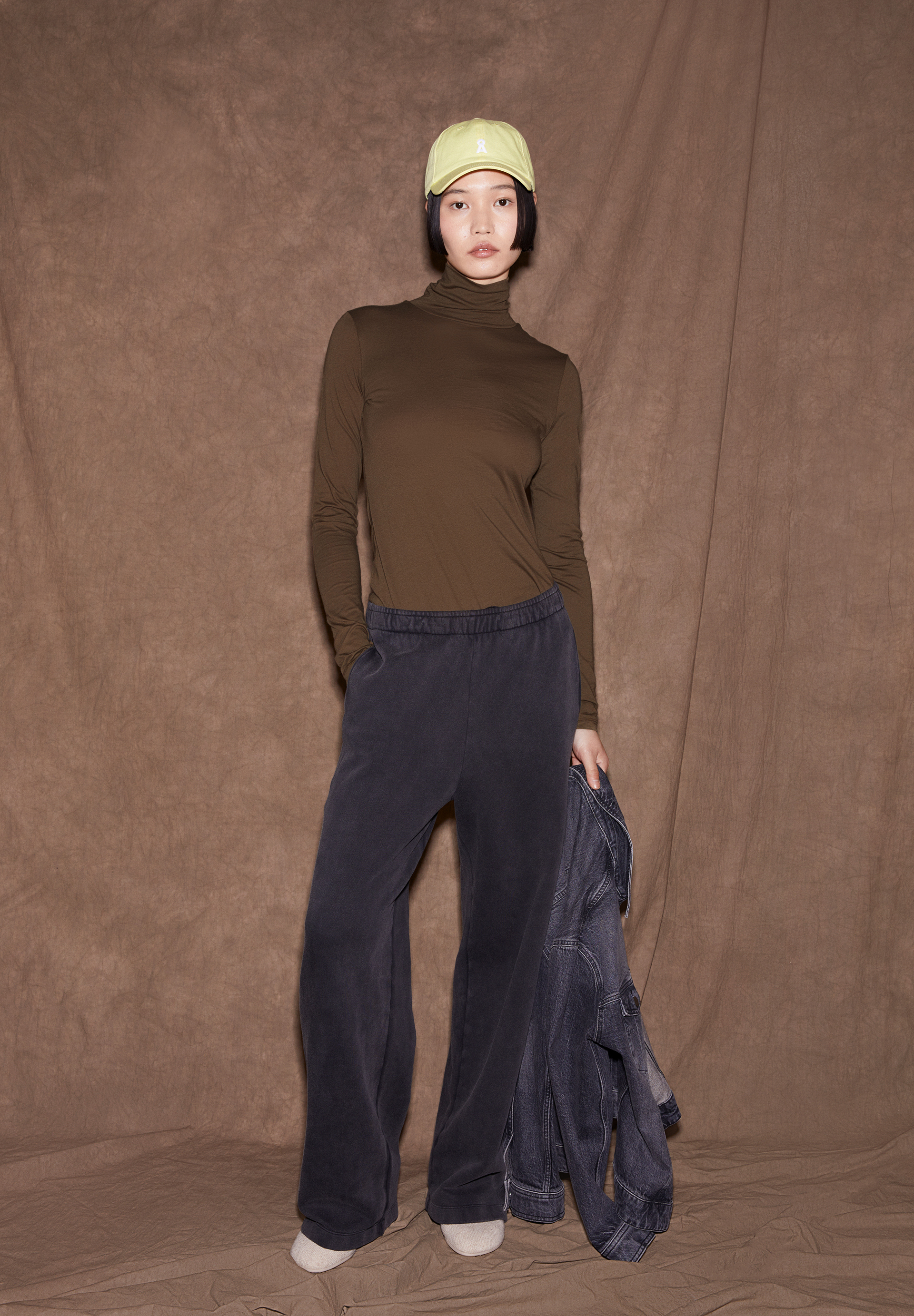 GRAZILIAA SOFT Haut à manches longues coupe ajustée en coton bio