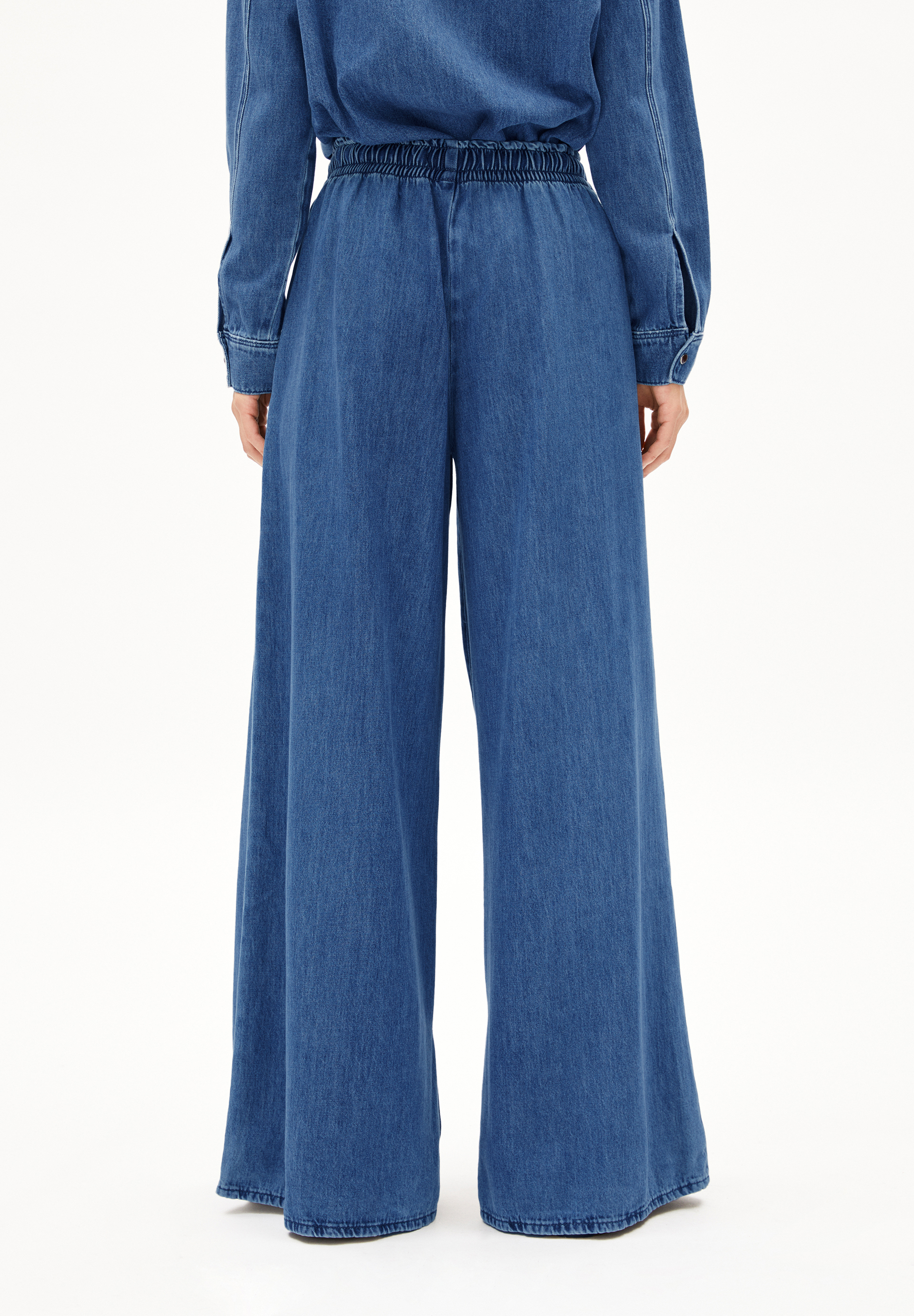 KELAANI Pantalon denim en coton bio