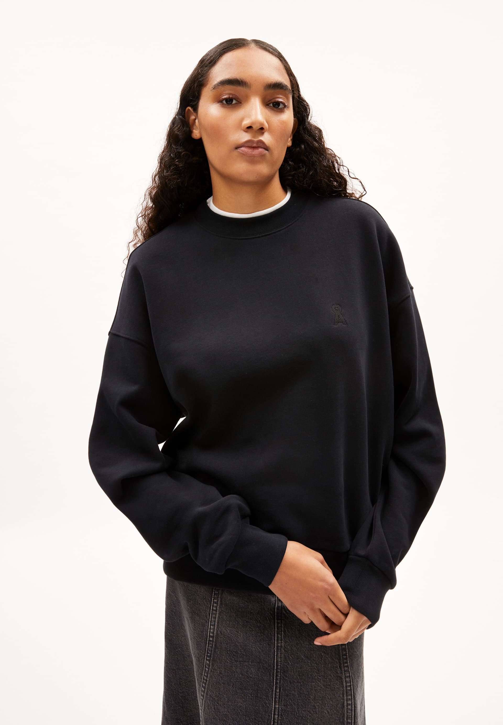 ALIZAA Sweatshirt Oversized Fit aus Bio-Baumwolle