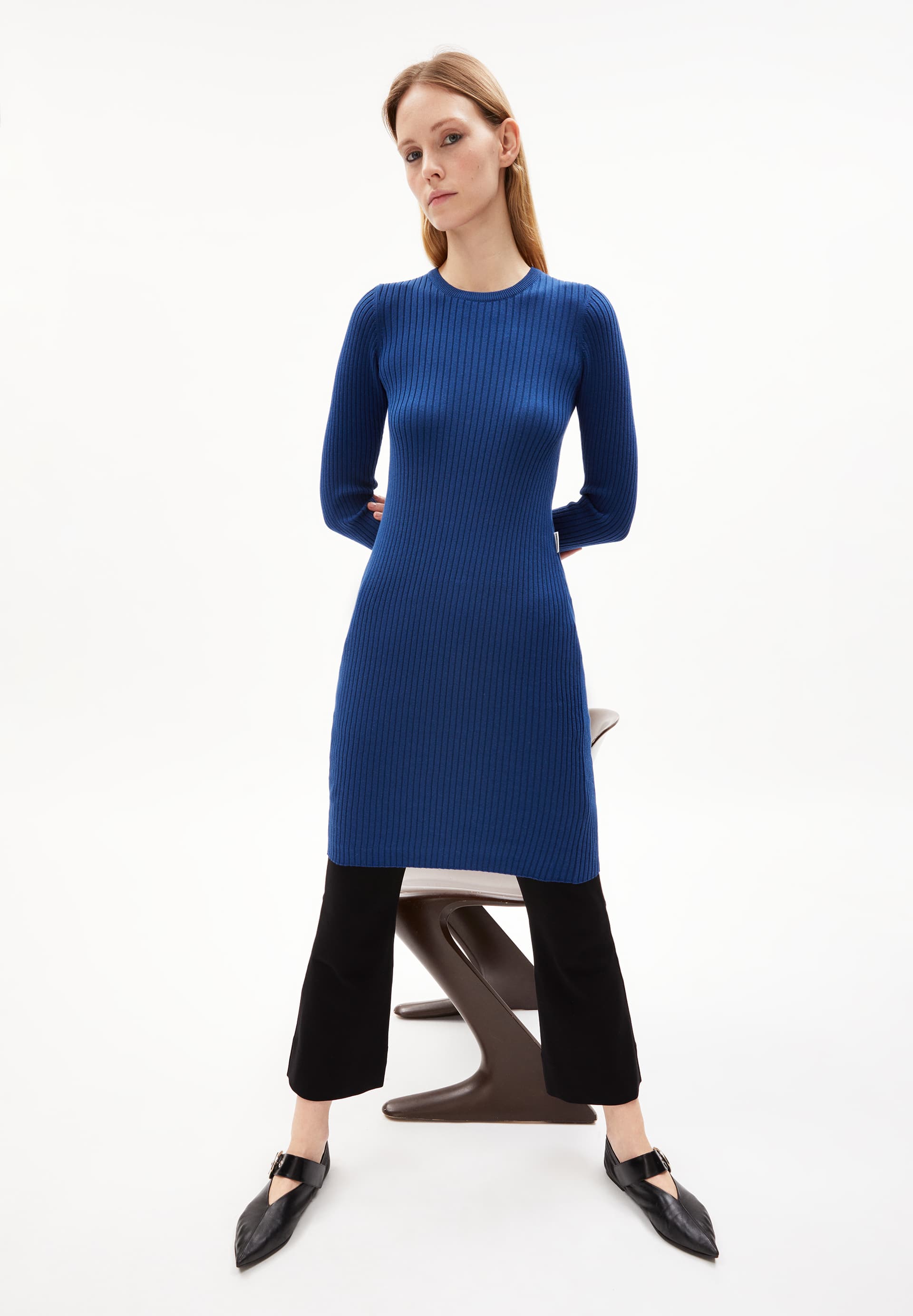 LIAA RN Strickkleid Slim Fit aus Bio-Baumwolle