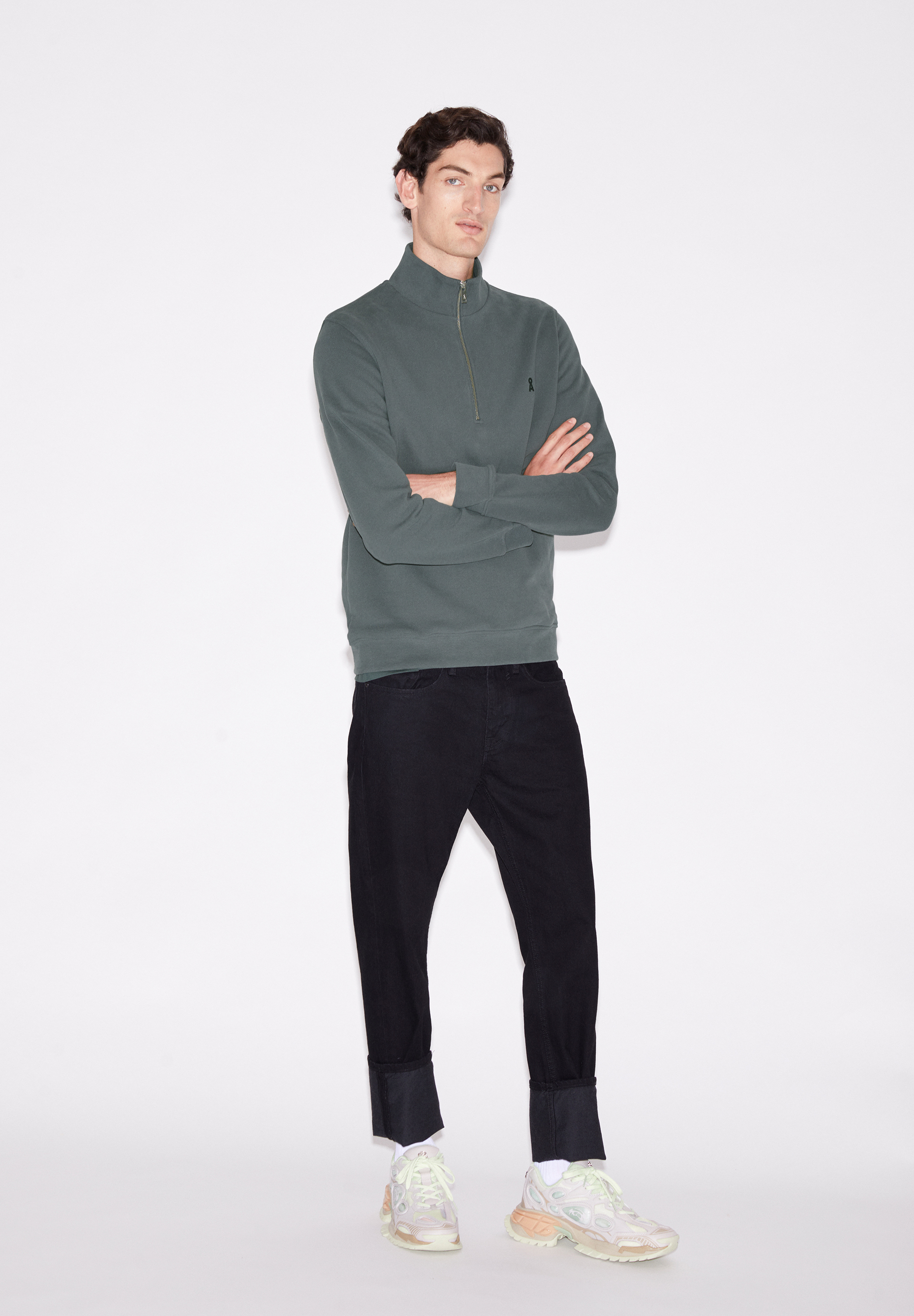 WAARLO COMFORT Sweatshirt met regular fit van biologische katoenmix