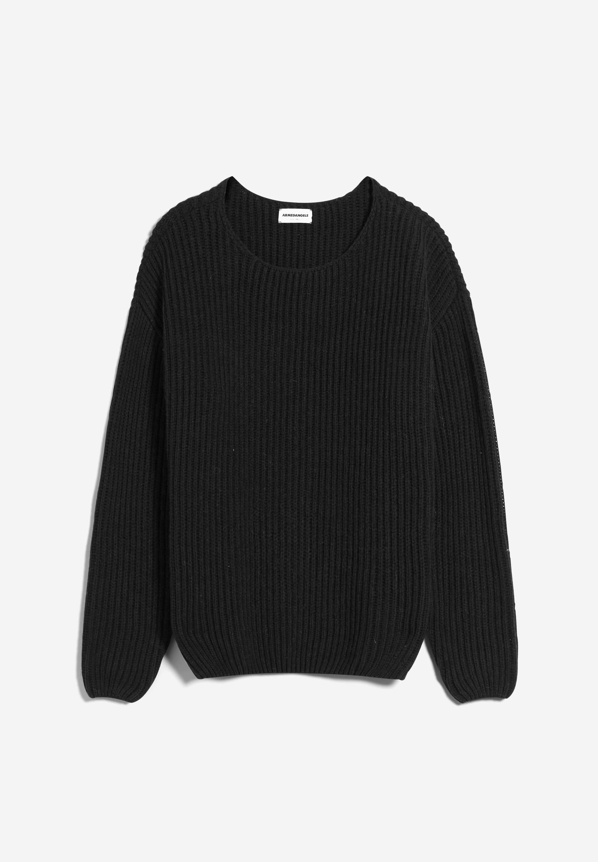 SAADI SOLID Sweater Loose Fit made of Organic Wool Mix (recycled)