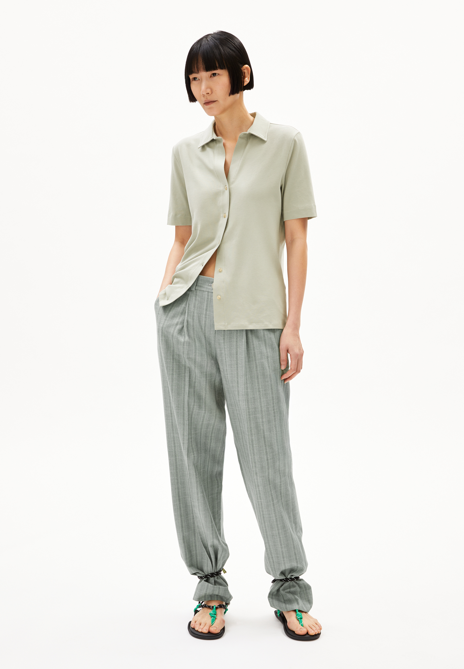 NALITAA Blouse en coton biologique mélangé