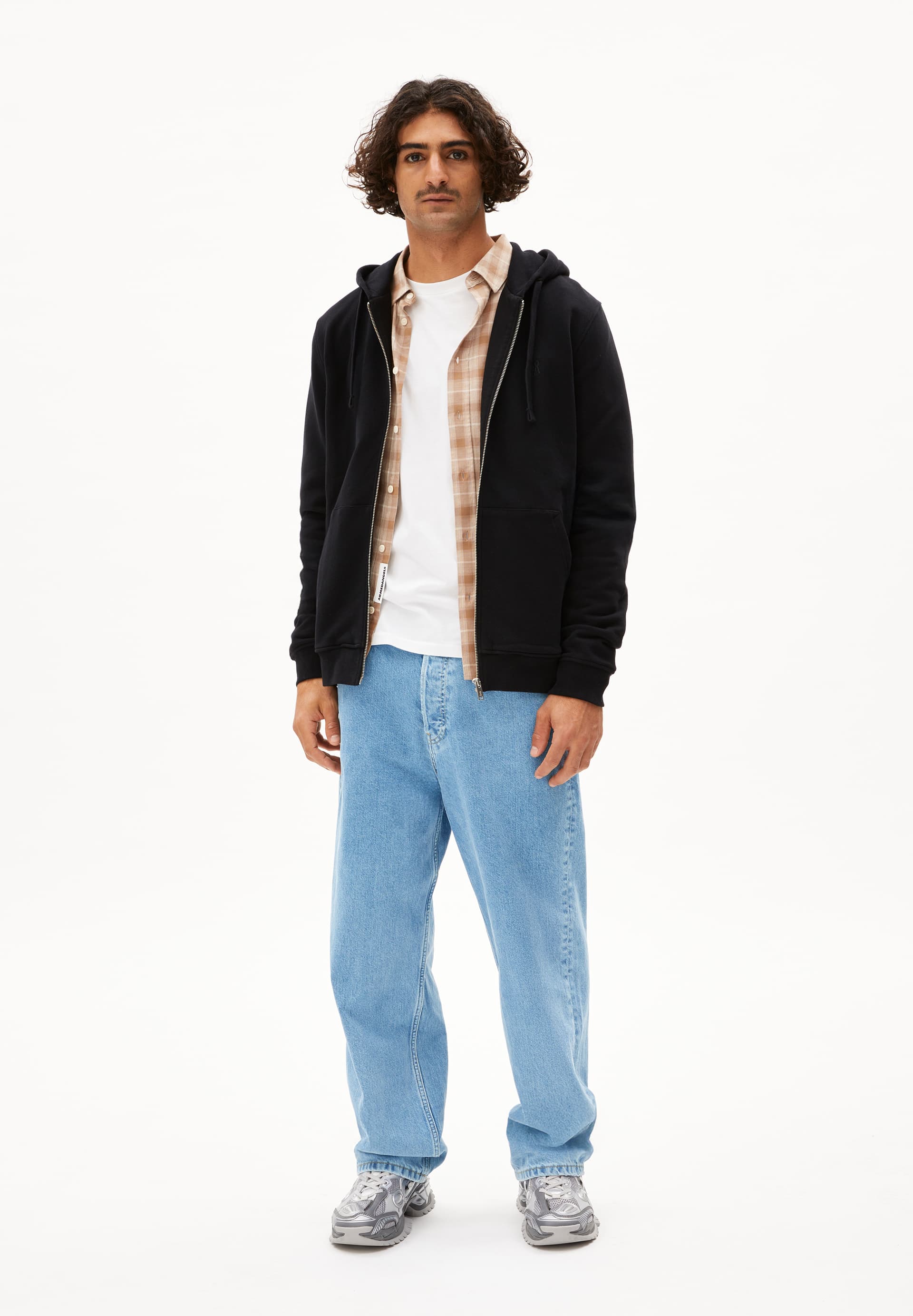 SAROMIAAN COMFORT Sweat Jacket made of Organic Cotton Mix