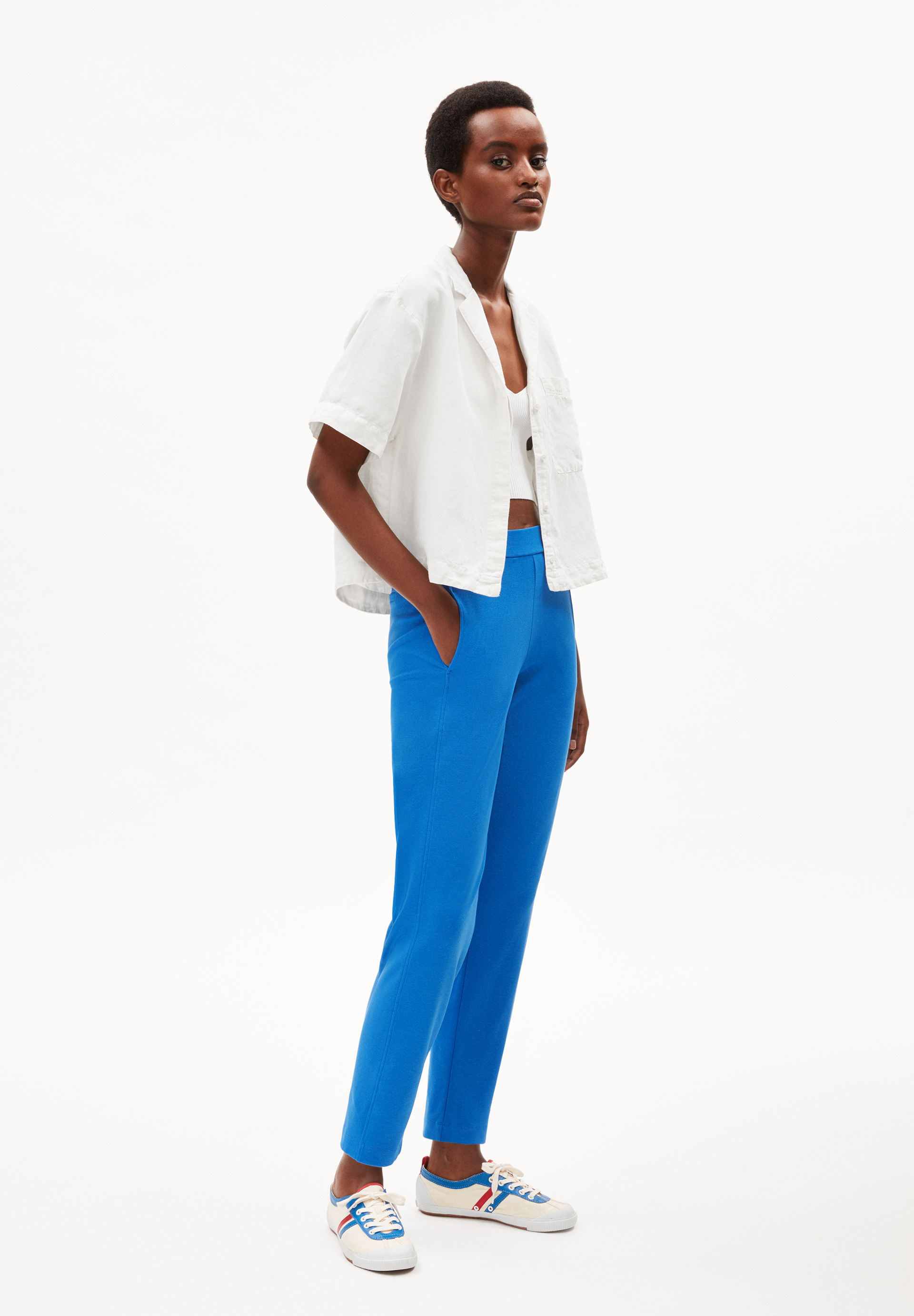 MAGDAALENA Jersey Pants Regular Fit with of LENZING™ ECOVERO™ Viscose