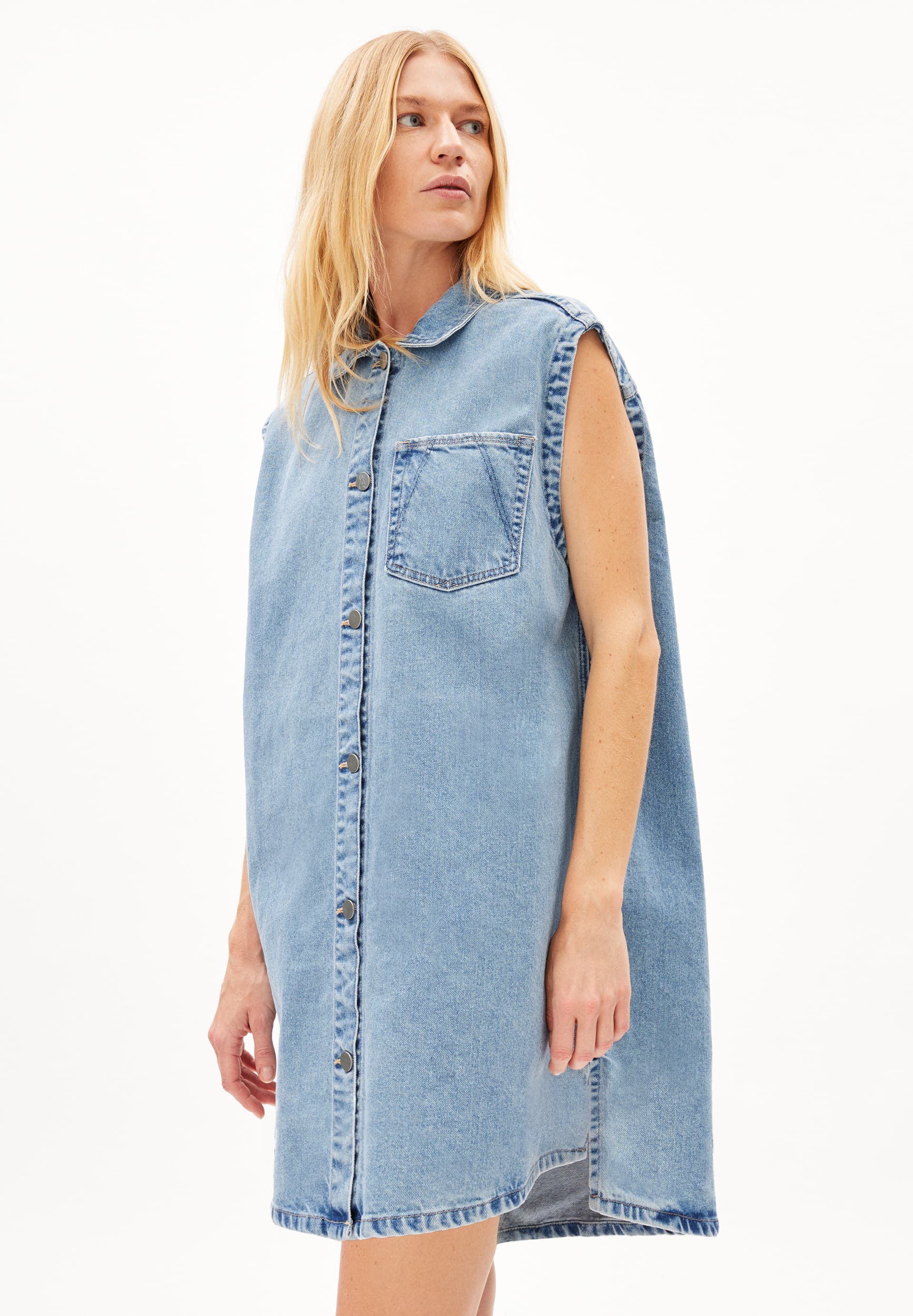 TAALUHLA Denim Dress Slim Fit made of recycled Cotton