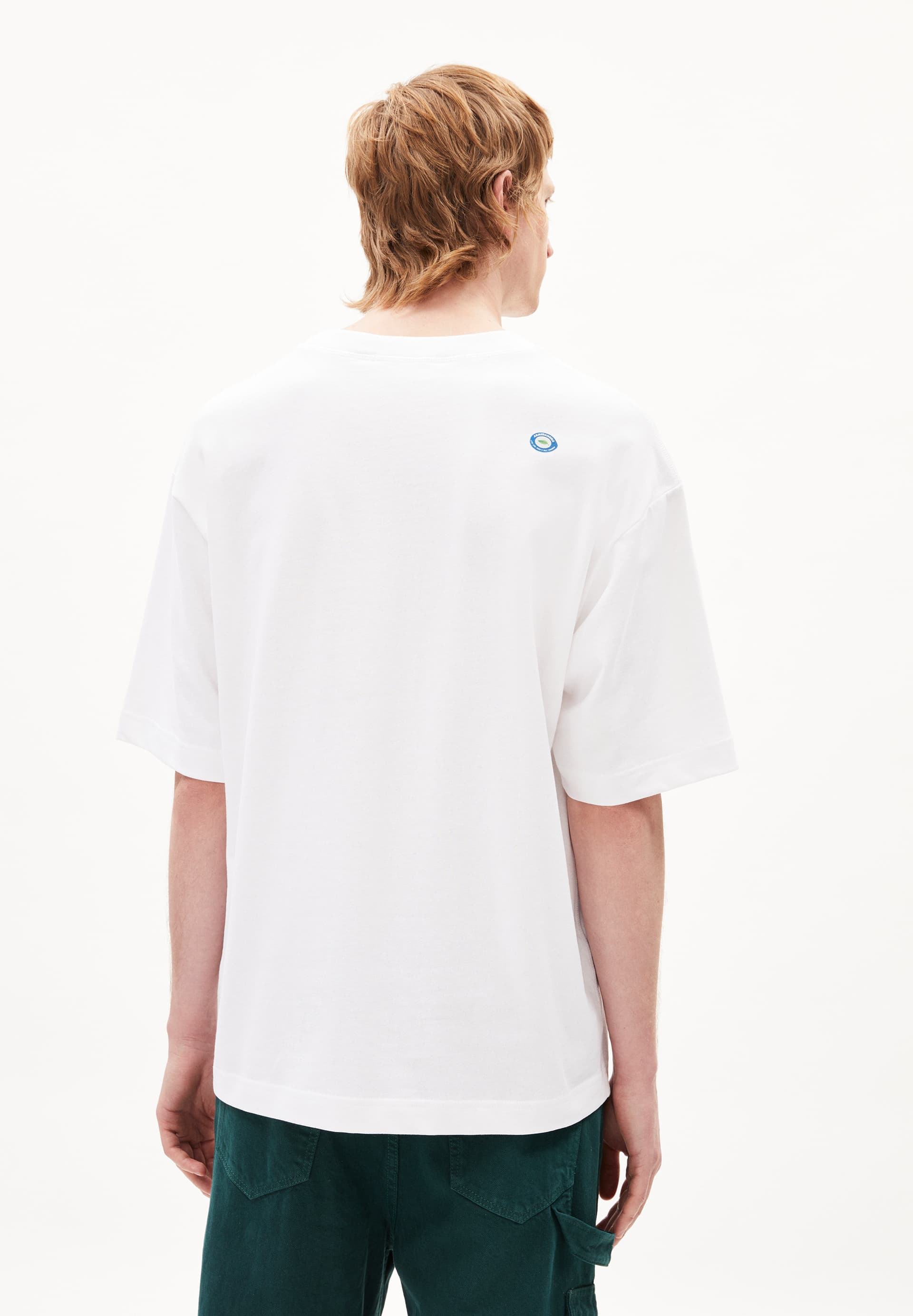 OLAAN PIXXEL FRUITS T-shirt Heavyweight Oversized Fit en mélange de coton bio