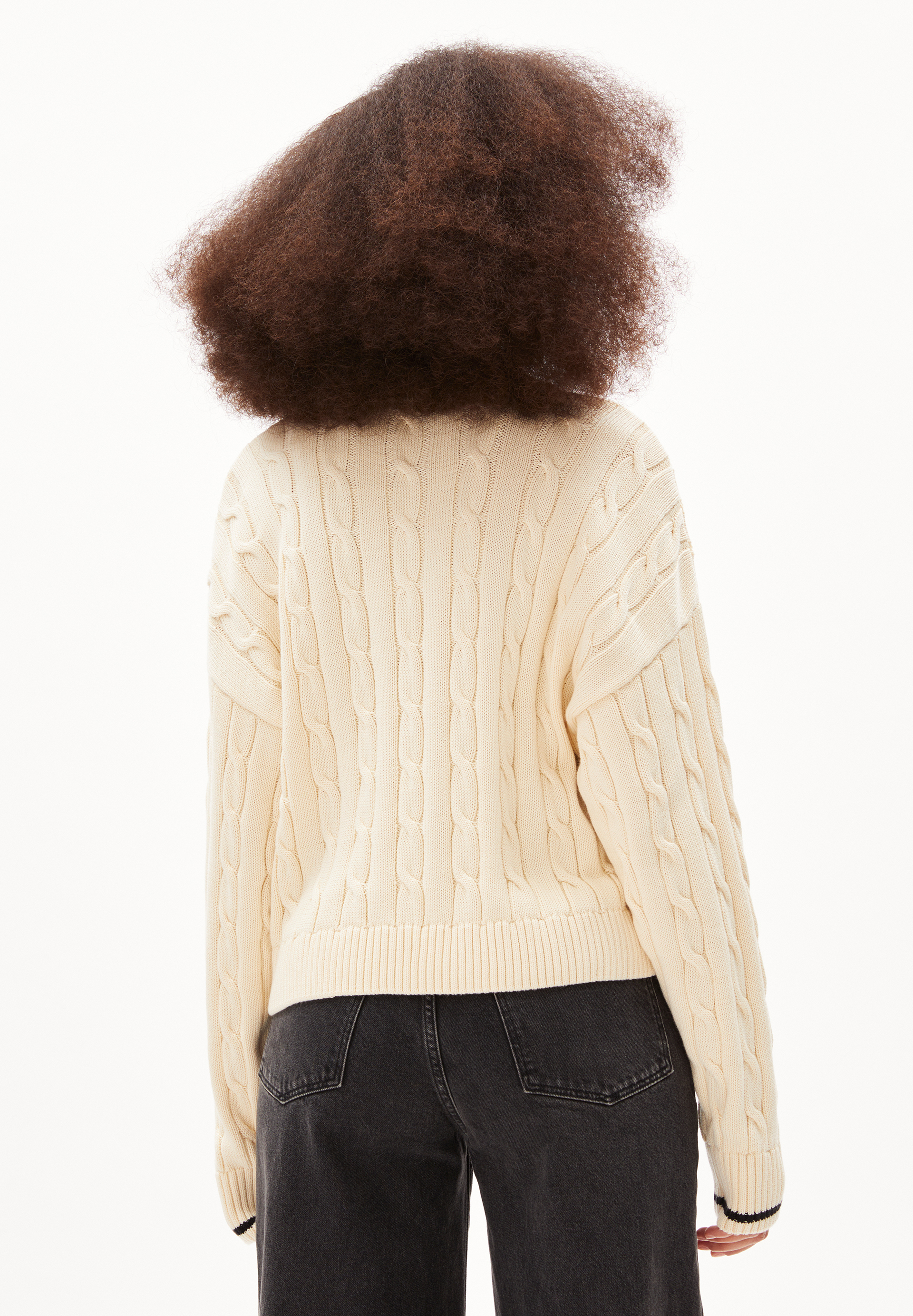 CAARLAS COTTON Pullover Loose Fit aus Bio-Baumwolle