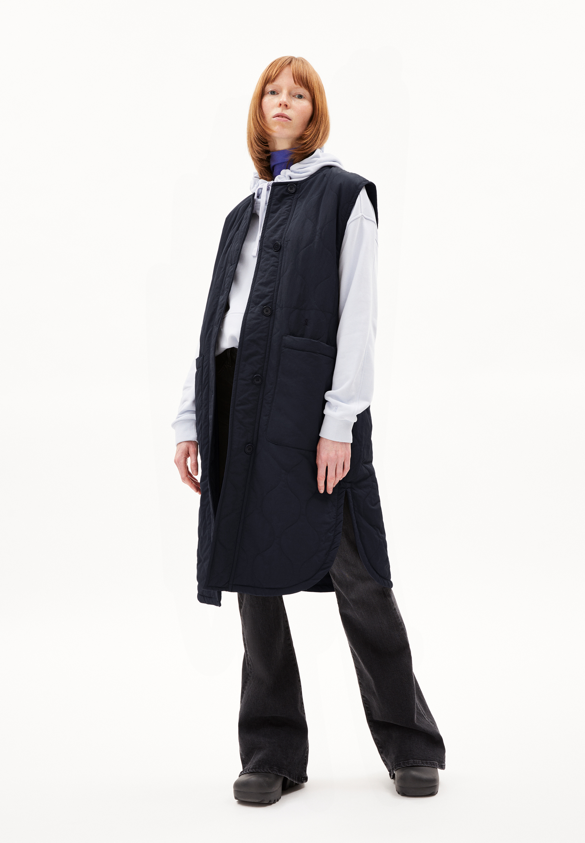 GAUJAA Waistcoat Relaxed Fit aus Polyamide Mix (recycled)