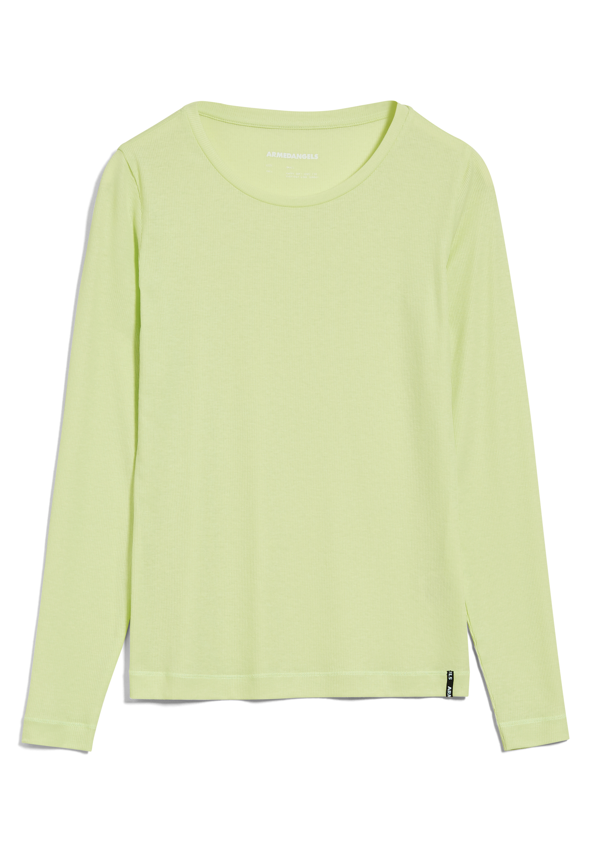 JAALEAA Ripp Longsleeve Slim Fit aus TENCEL™ Lyocell Mix