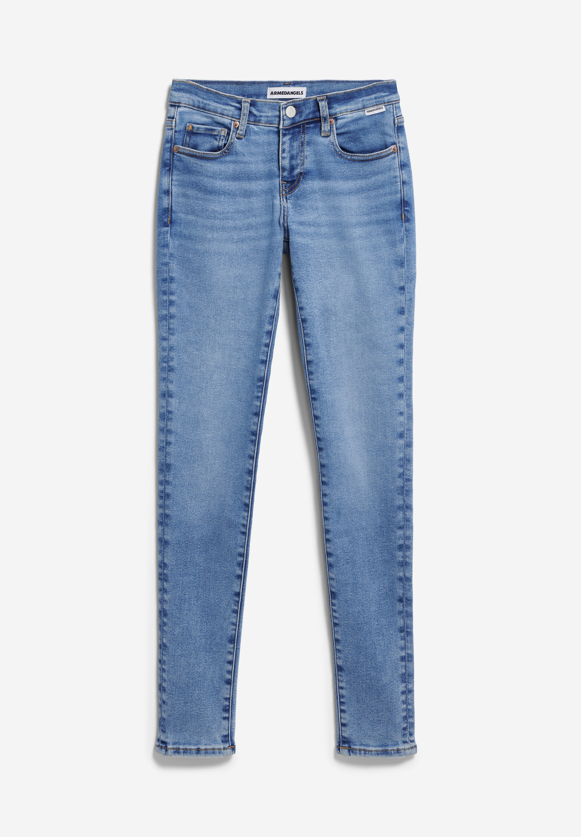TAYNAA Jean skinny taille basse en mélange de coton biologique X-Stretch