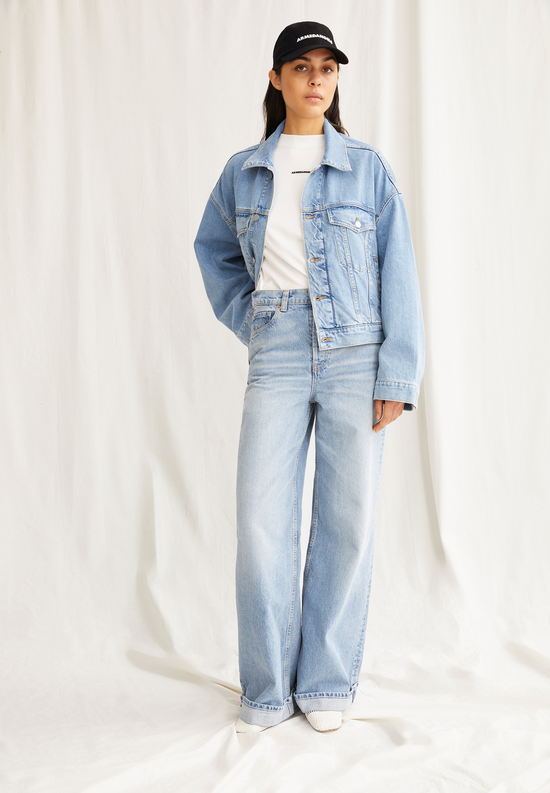 BLINAA Jean super wide en coton recyclé