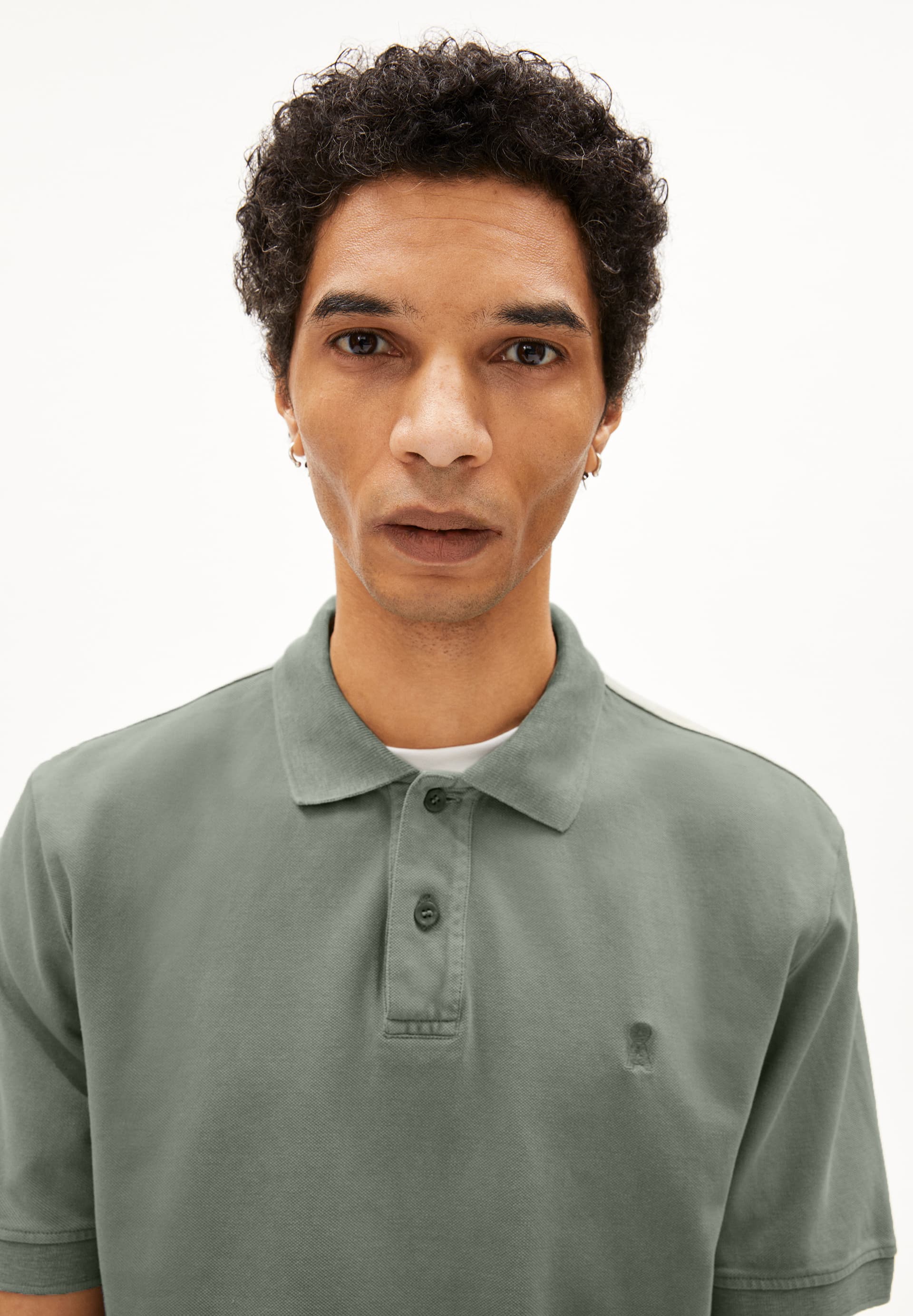 FIBRAAS GMT DYE Polo T-Shirt Regular Fit aus Bio-Baumwolle