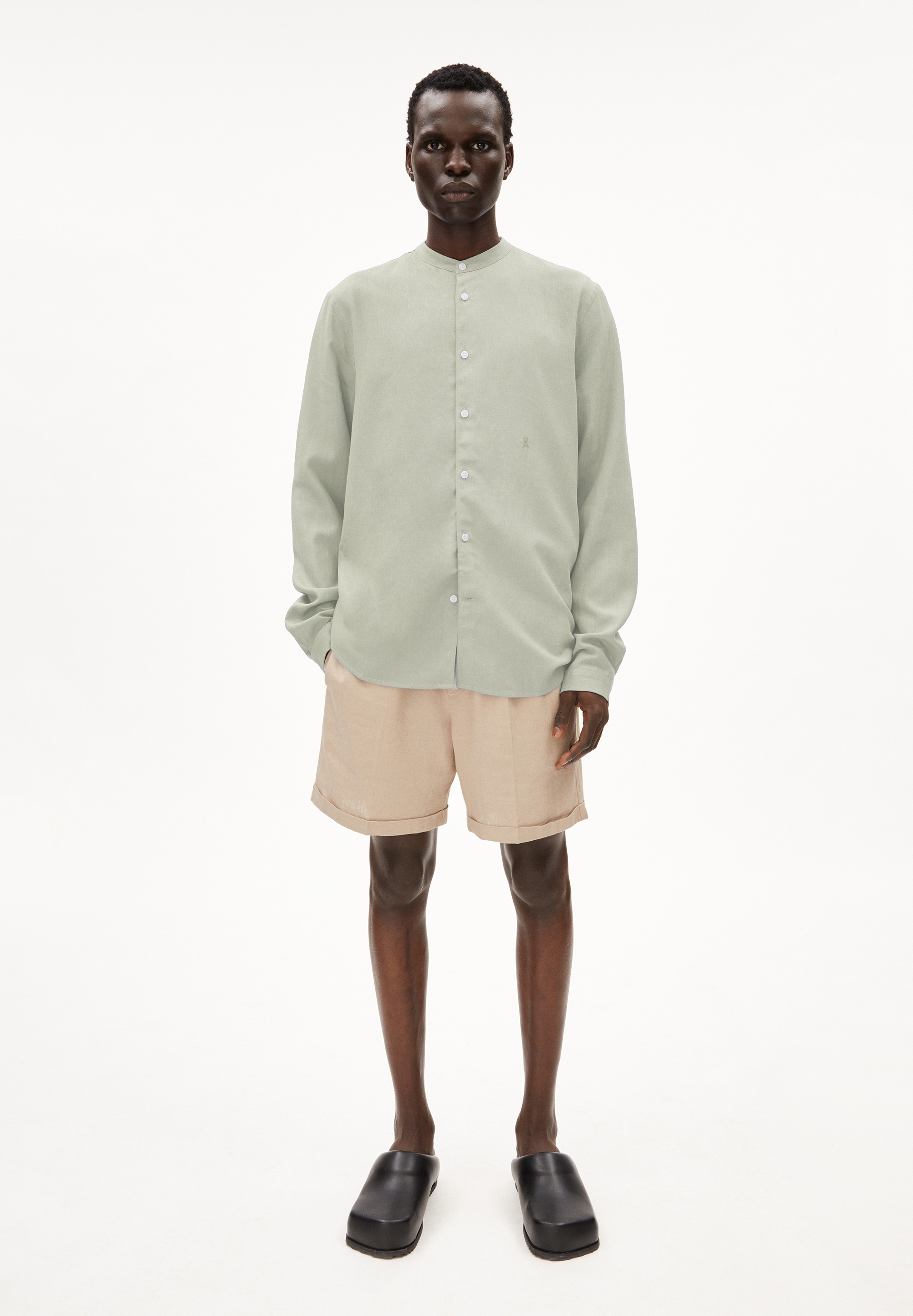 VAALERONIMUS LINO Shirt made of Linen-Mix