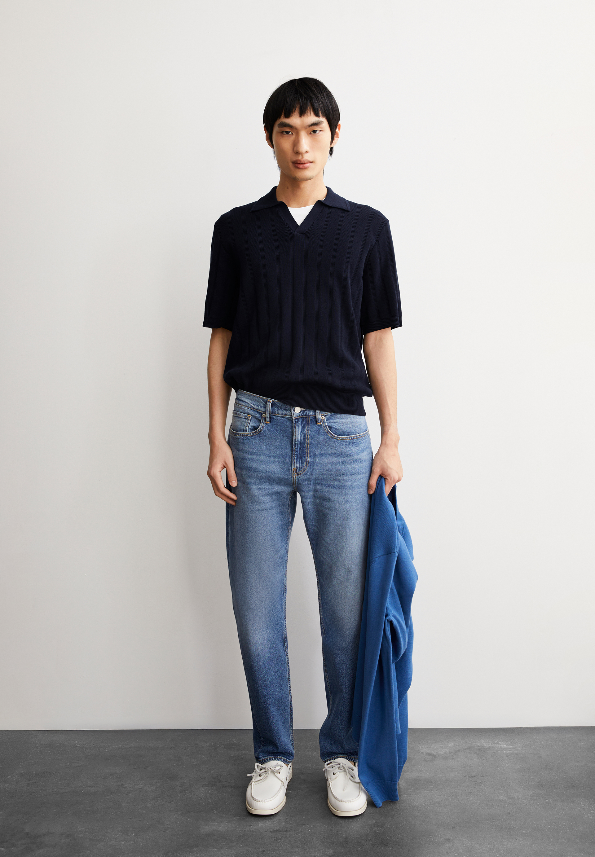 AARVEN Knitted shirt made of Organic Cotton