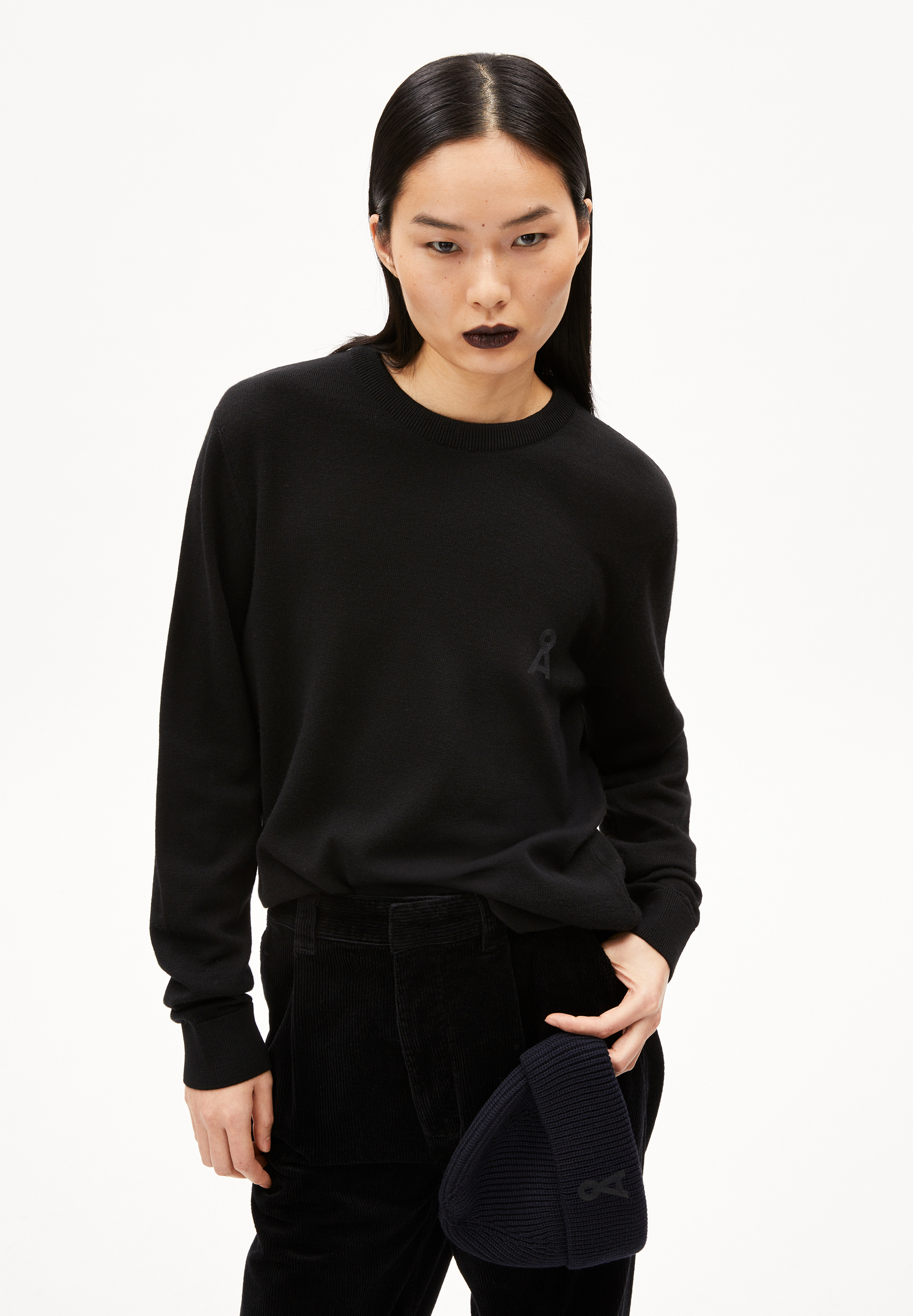 KREWAA ICONIC - Unisex Regular Fit Strickpullover - schwarz