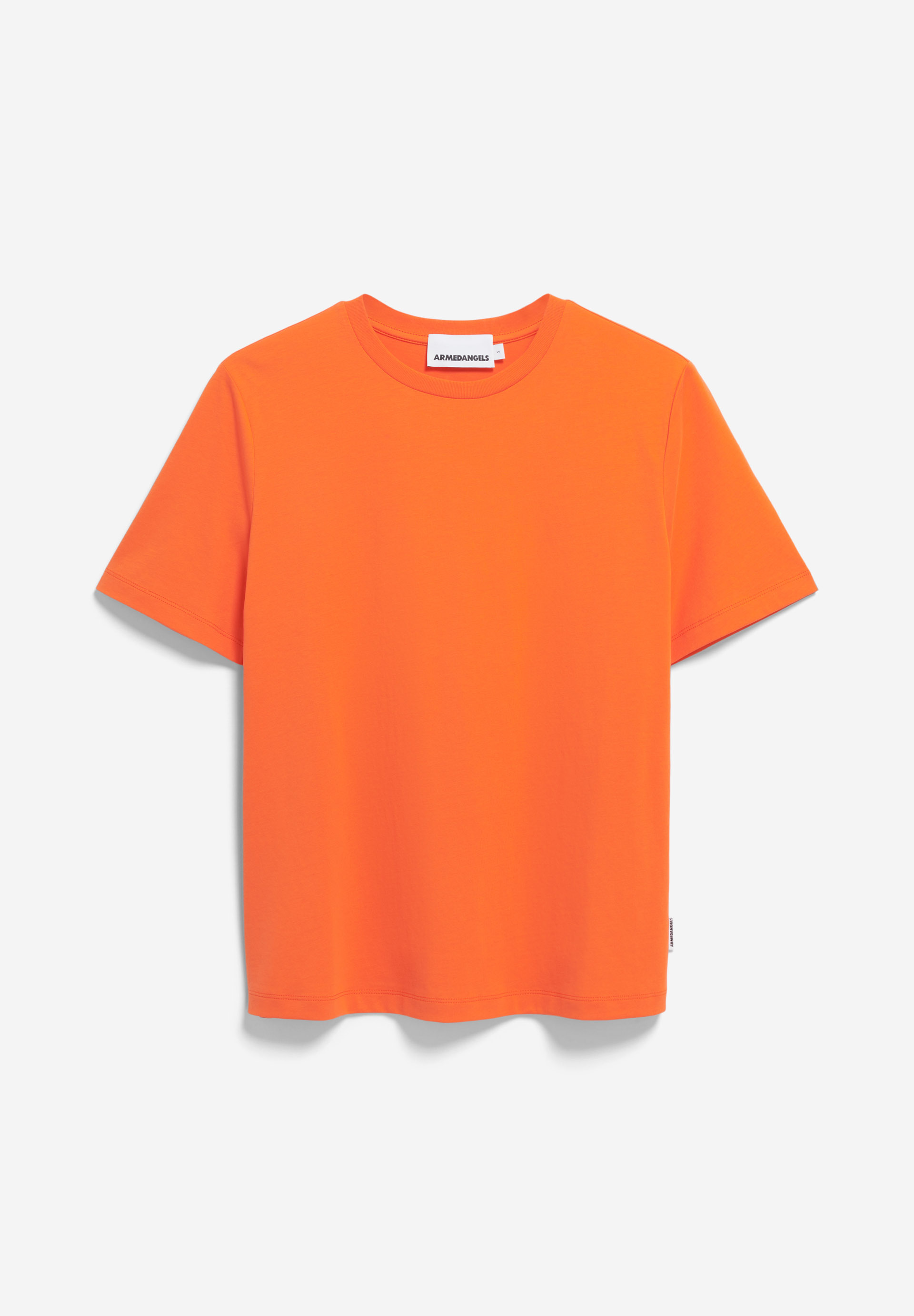 LUALAA - Frauen Regular Fit T-Shirt - orange